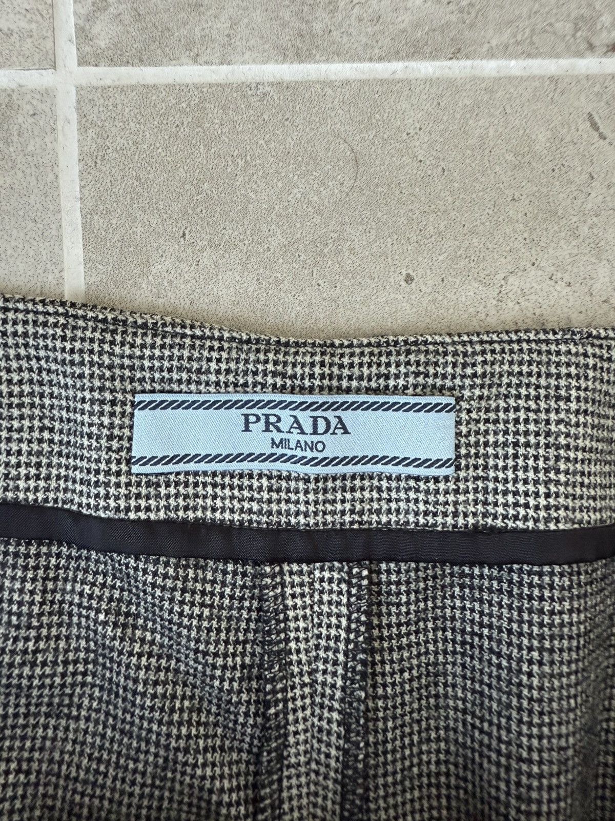 Prada Vintage Prada Classic Cotton Trousers Pants Size 26" / US 2 / IT 38 - 8 Thumbnail