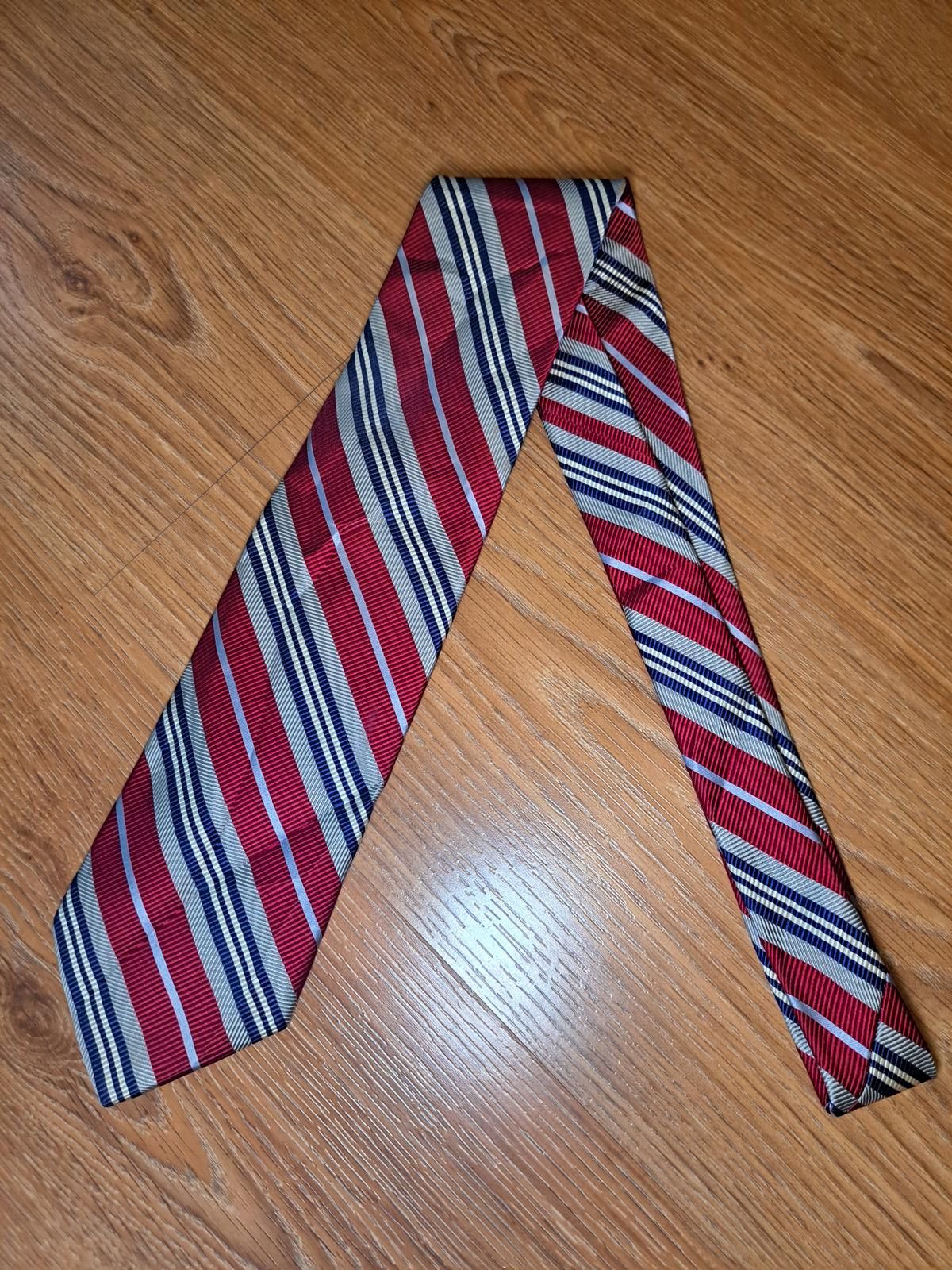 Robert Talbott Robert Talbott Silk Cotton Tie Multicolor Striped Wide Size ONE SIZE - 6 Thumbnail