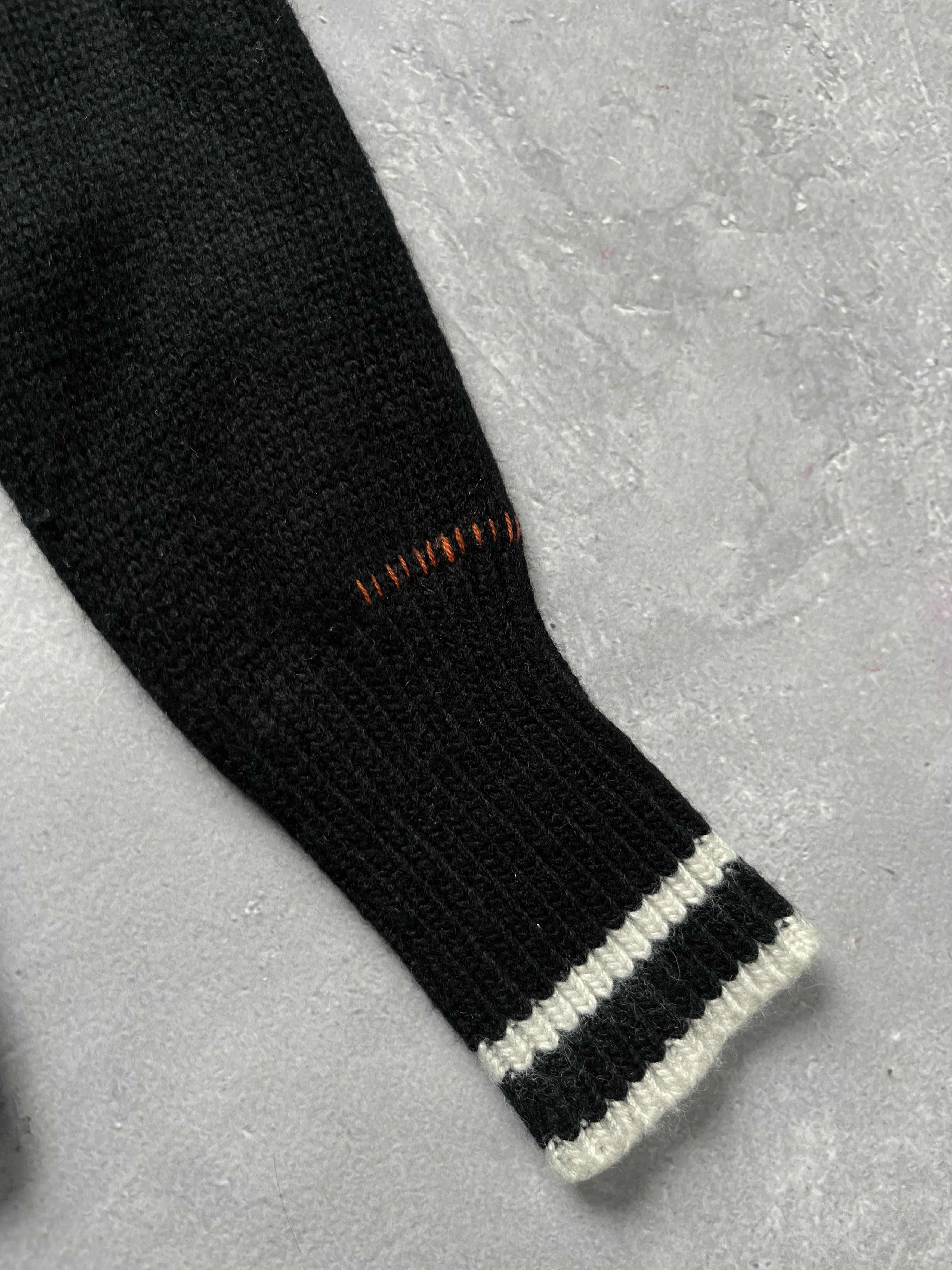 KJUS KJUS Sweater Medium Black Zip Hoodie Lambswool Cashmere Ski Size M / US 6-8 / IT 42-44 - 3 Thumbnail
