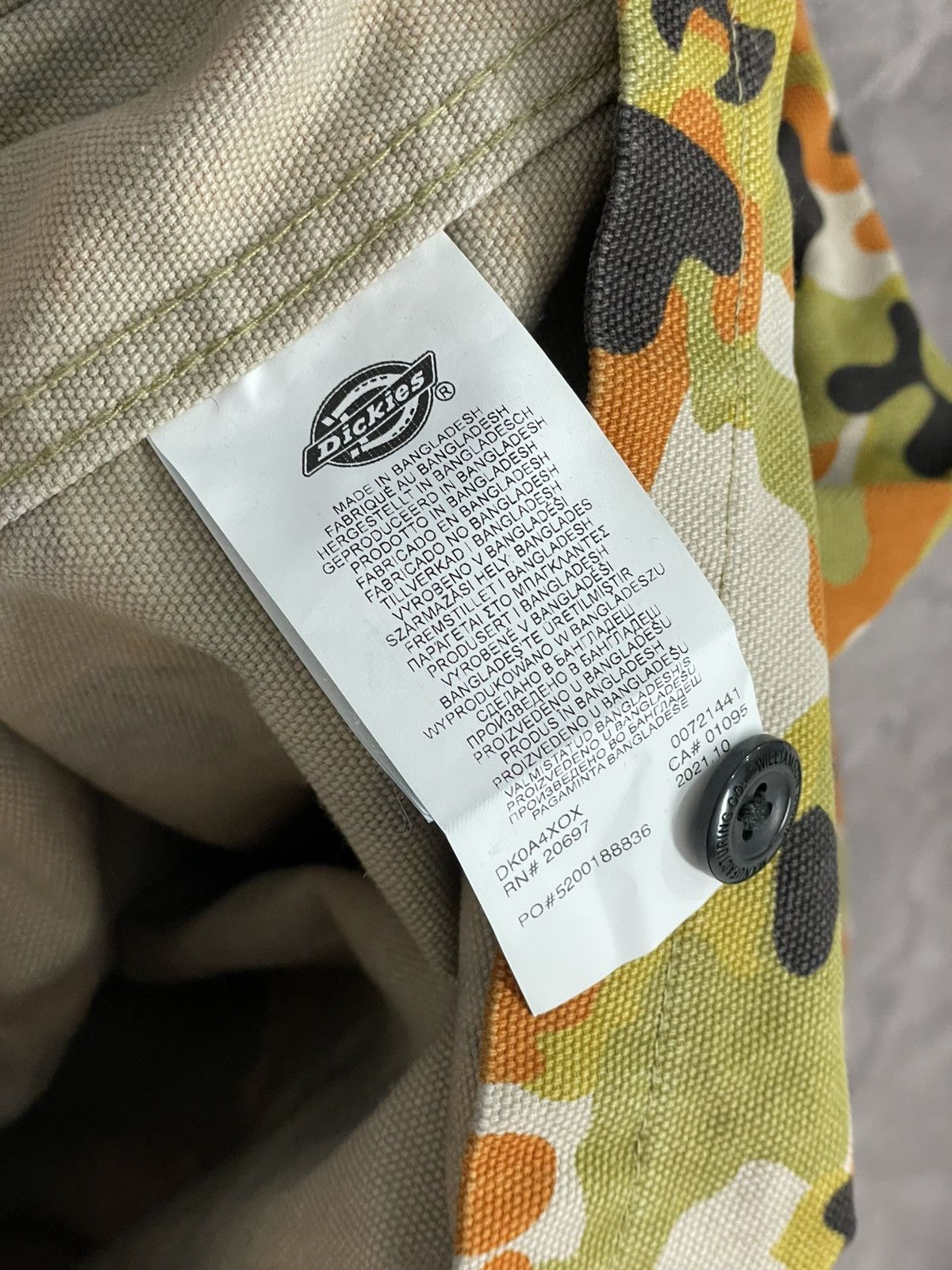 Dickies Dickies Camo Ripstop Work Overshirt Jacket Size US M / EU 48-50 / 2 - 9 Thumbnail