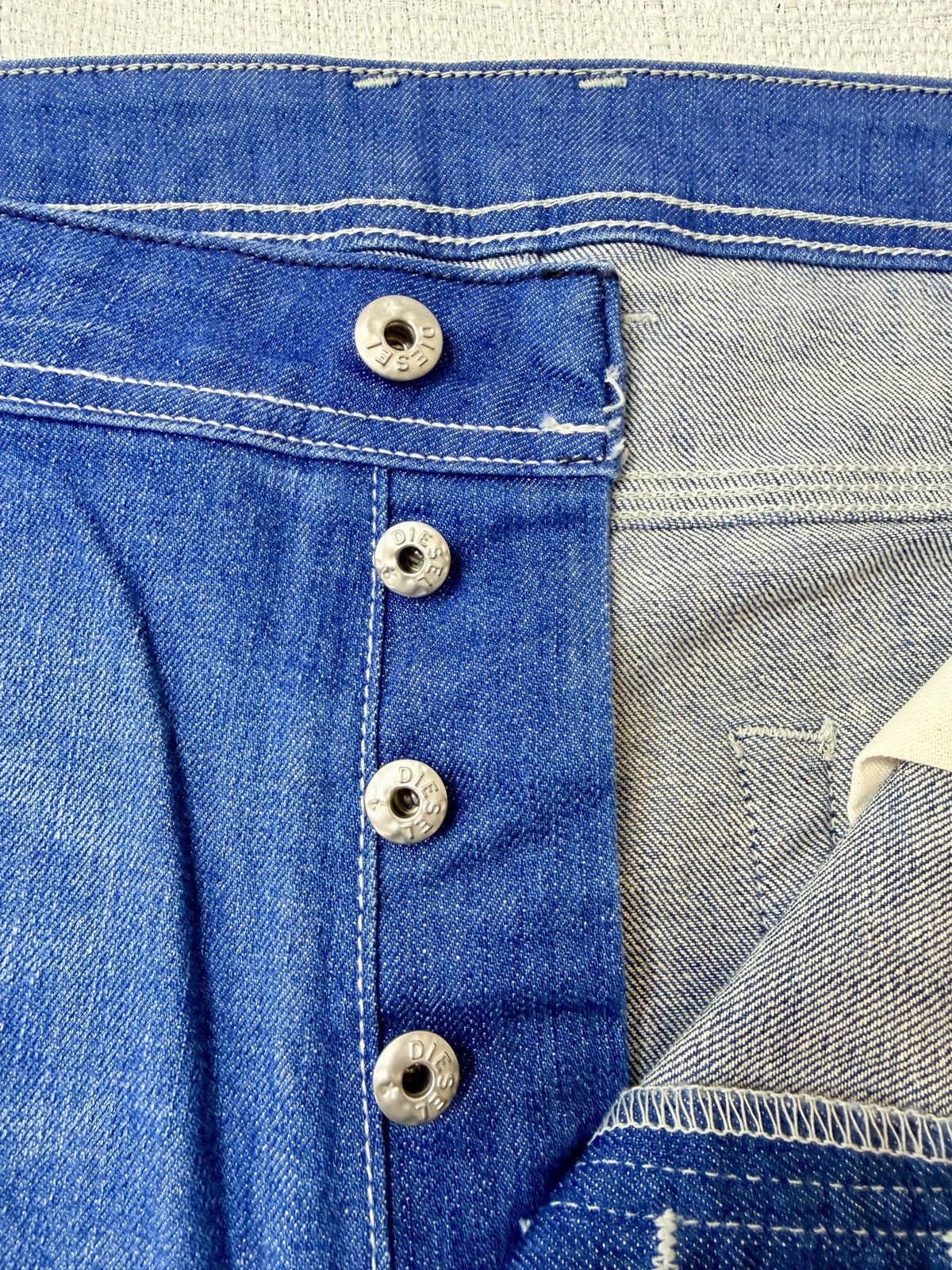 Diesel Diesel Kroshort Short Denim Pants Mens 34 Indigo Blue Size US 34 / EU 50 - 11 Thumbnail