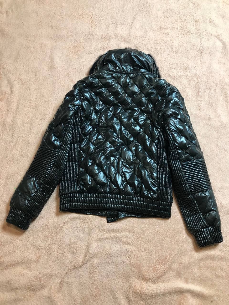 Versace Jeans Couture VERSACE PATENT LEATHER & FUR PUFFER JACKET Size M / US 6-8 / IT 42-44 - 17 Thumbnail