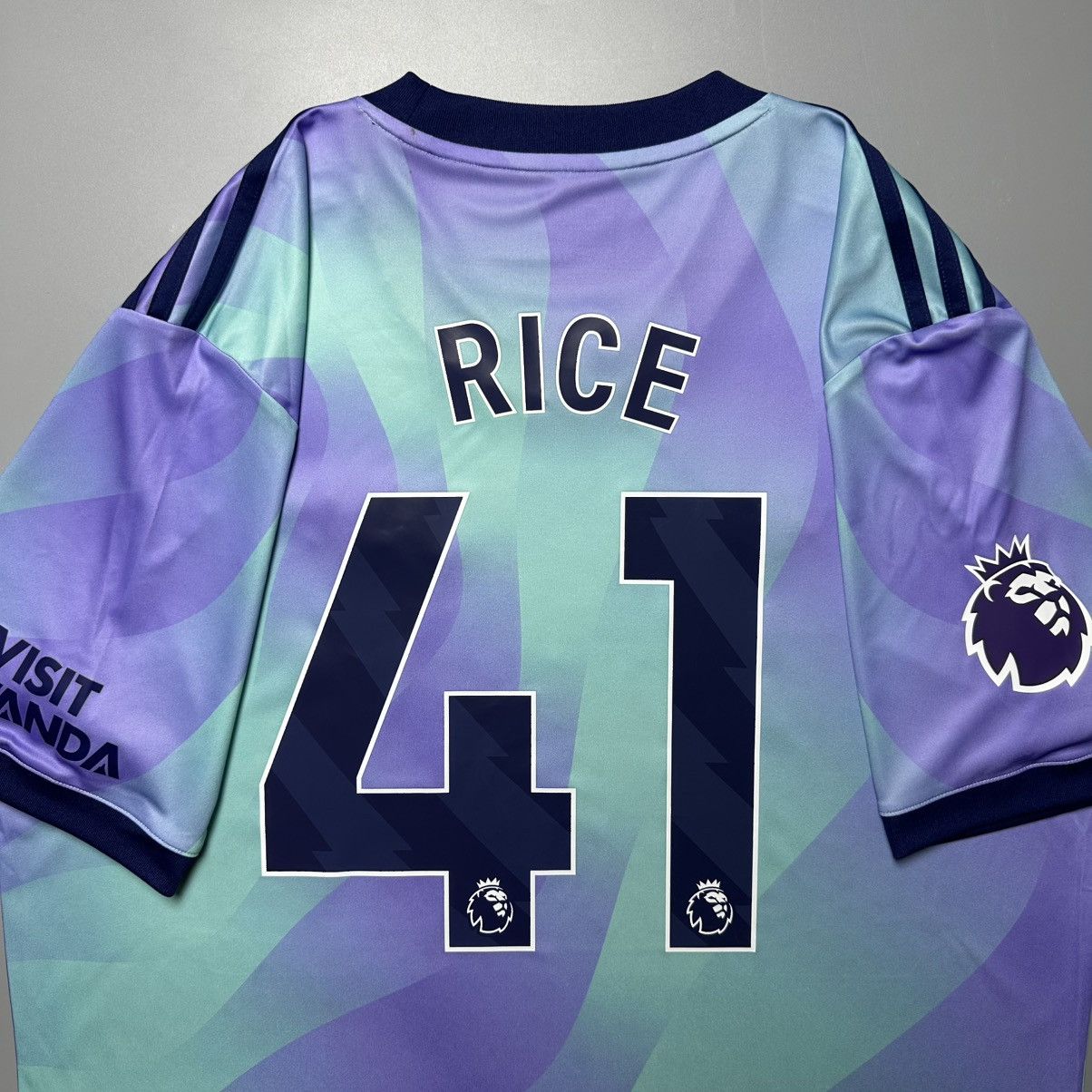 Adidas ARSENAL ADIDAS 2024/2025 FOOTBALL THIRD JERSEY #41 RICE Size US XL / EU 56 / 4 - 9 Thumbnail