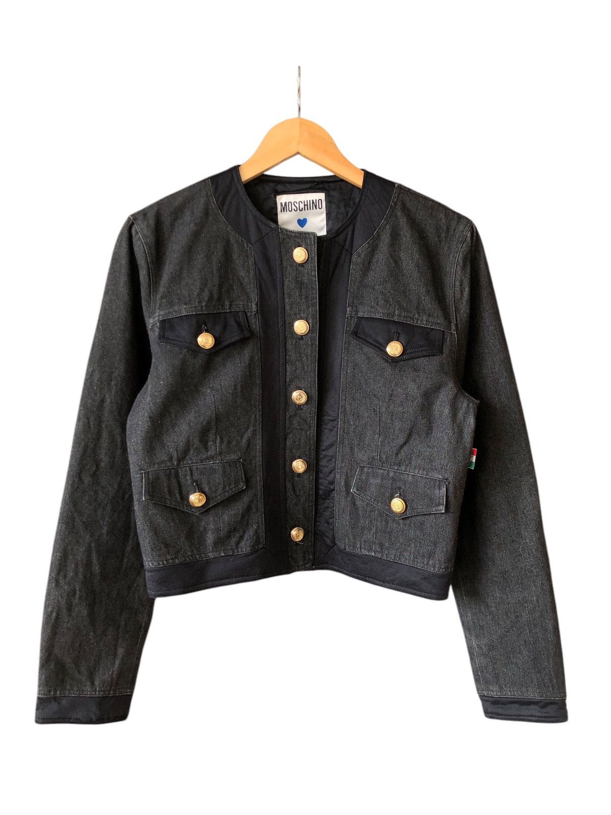Moschino Vintage Moschino Milano Denim Jacket Size M / US 6-8 / IT 42-44 - 1 Thumbnail