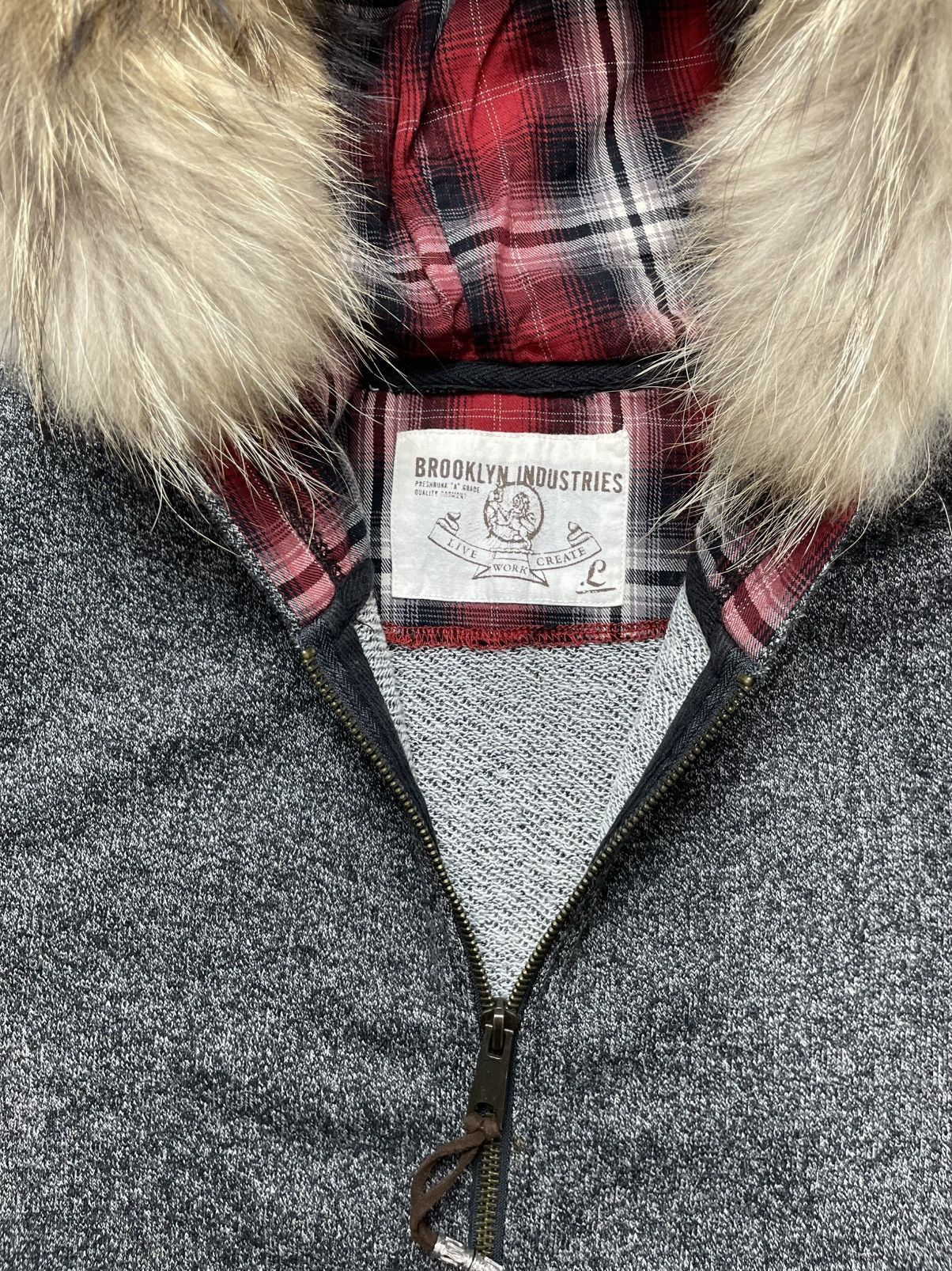 If Six Was Nine Japanese zip fur hoodie distressed ifsix lgb kmrii style Size US L / EU 52-54 / 3 - 6 Thumbnail