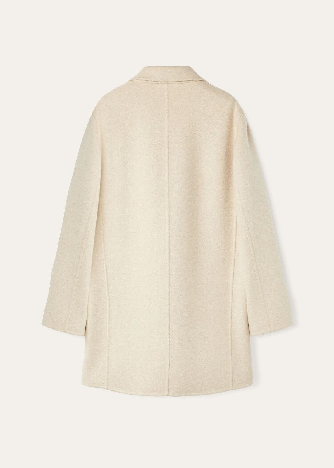 Loro Piana o1srvl11e0126 FAO3274 Baby Cashmere Coat in Beige Size XL / US 12-14 / IT 48-50 - 2 Thumbnail