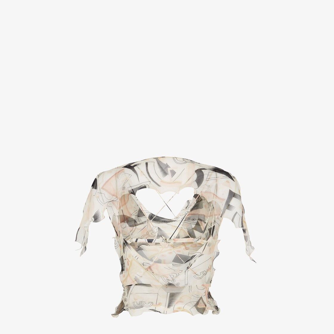 Fendi o1y0925 Silk Blouse in Multicolor Size XS / US 0-2 / IT 36-38 - 2 Thumbnail