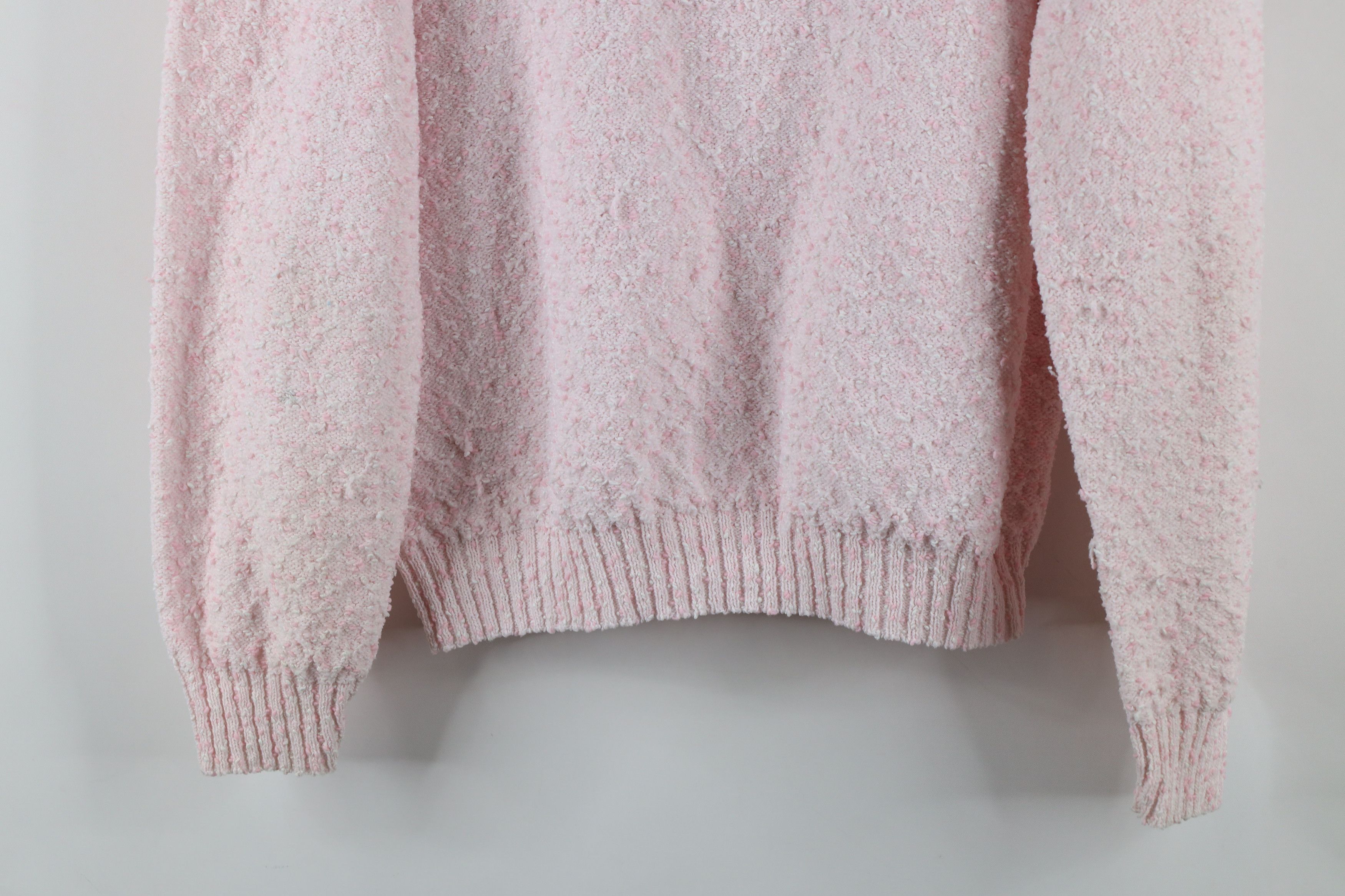 Vintage Vintage 90s Streetwear Textured Frill Collar Knit Sweater Size M / US 6-8 / IT 42-44 - 9 Thumbnail