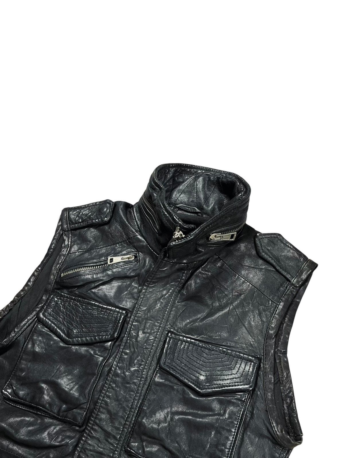 Ekam 2000s The Moon Age Devilment - Vkei Style Leather Jacket Size US M / EU 48-50 / 2 - 5 Thumbnail