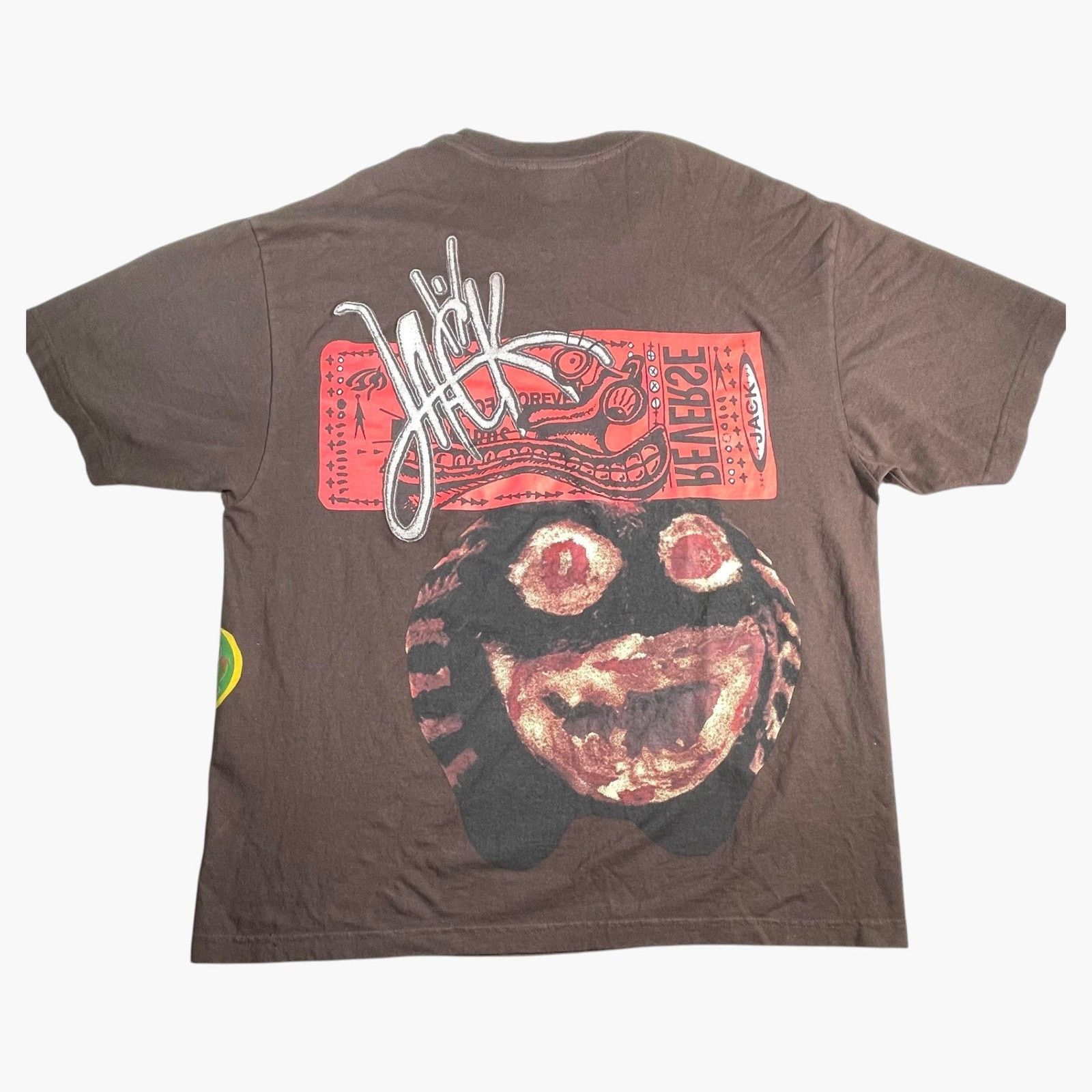 Other Cactus Jack Circus Maximus Cream & Brown Tee Size US XL / EU 56 / 4 - 2 Thumbnail