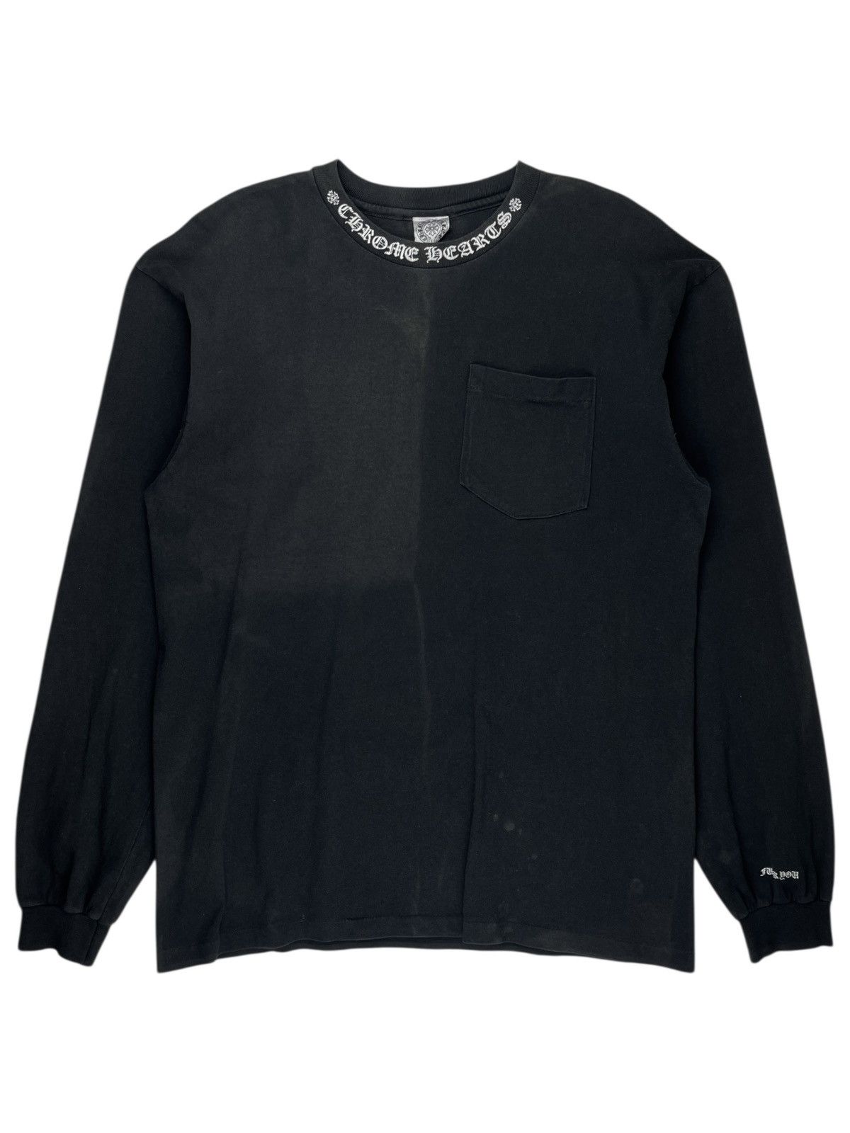 Chrome Hearts Chrome Hearts Vintage Floral Dagger Neck Longsleeve Tshirt Size US L / EU 52-54 / 3 - 2 Thumbnail