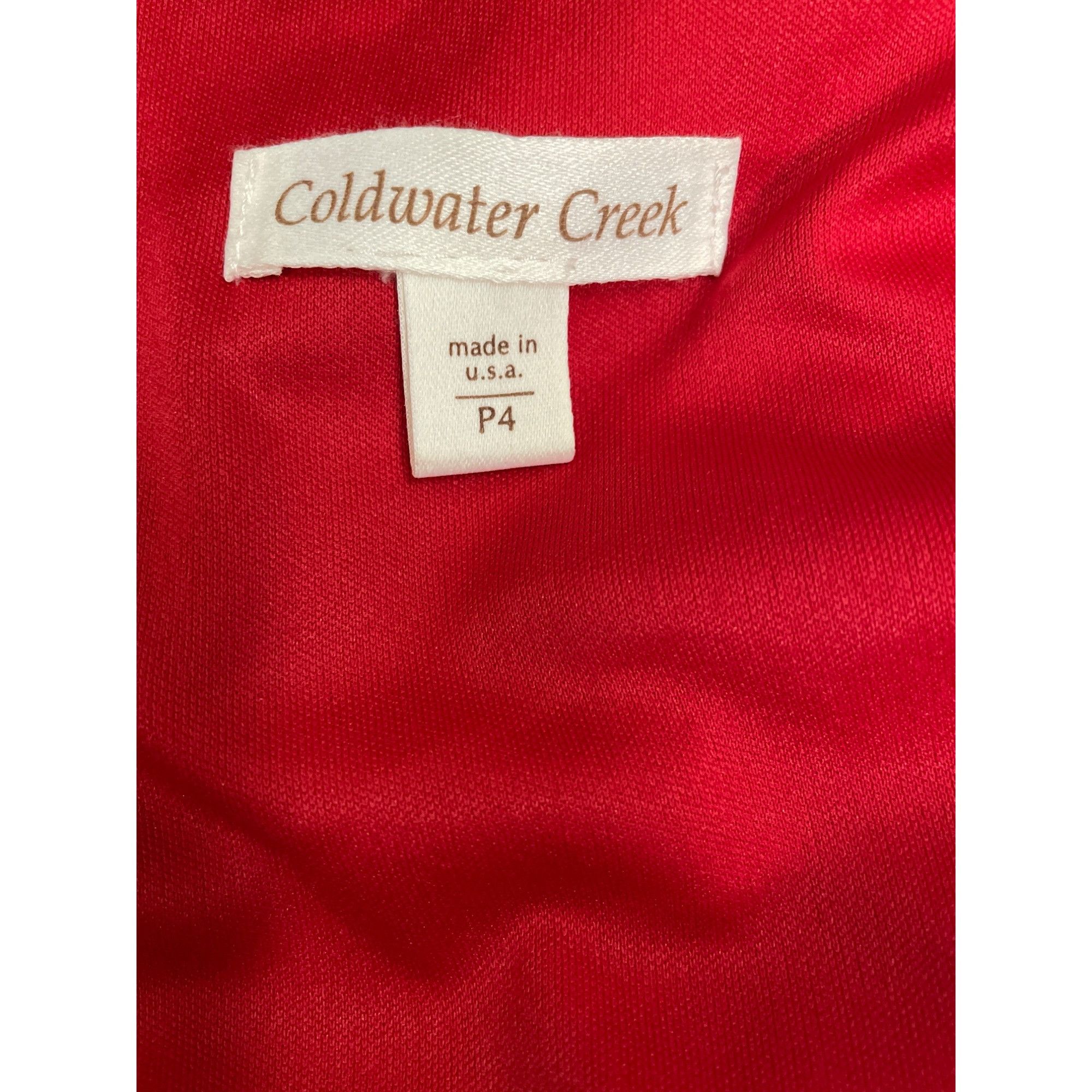 Coldwater Creek Coldwater Creek Women's Red Dress Maxi Sleeveless Size 4P SK Size S / US 4 / IT 40 - 3 Thumbnail