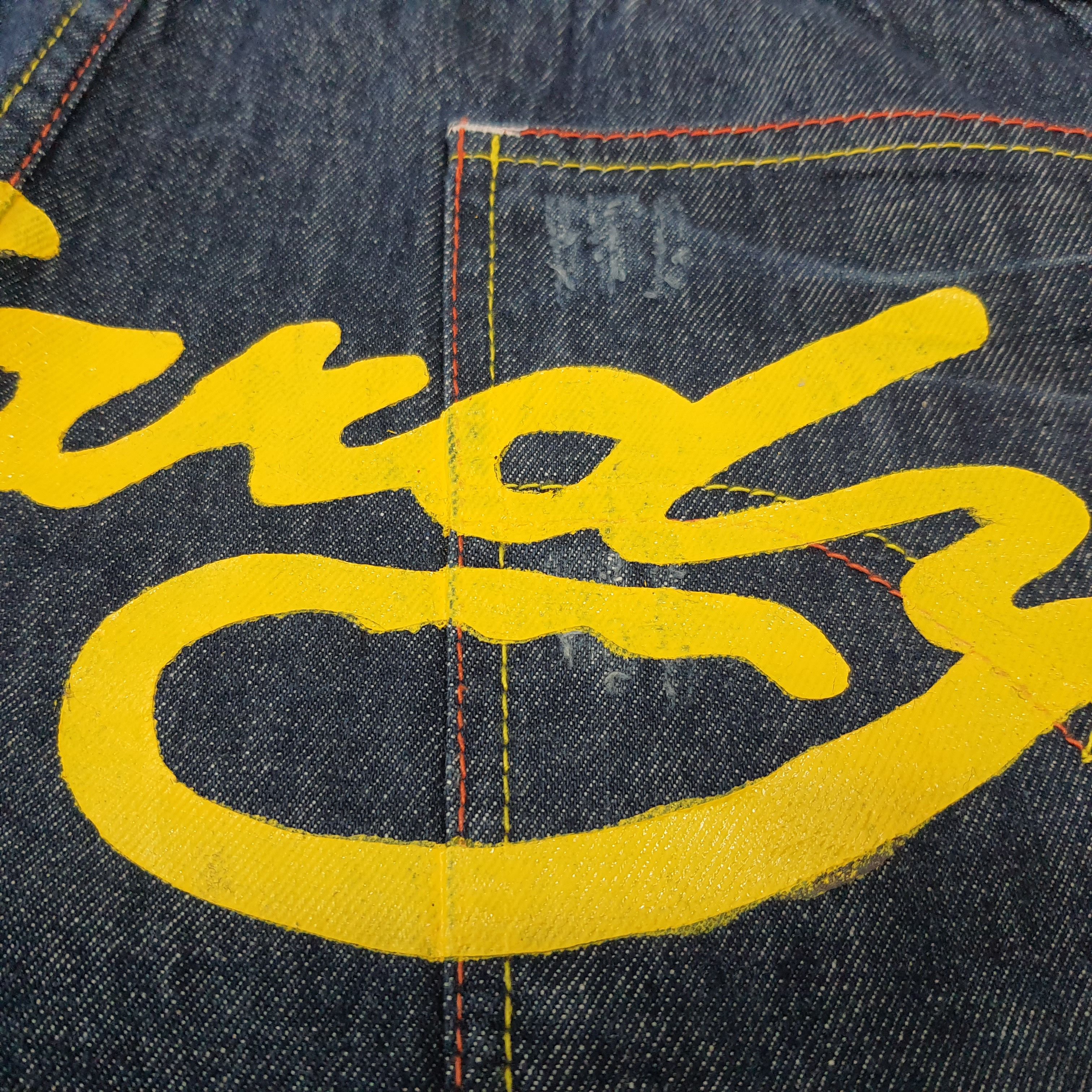 Ed Hardy Vintage Ed Hardy Skull Embroidered Custom Logo Jeans C272N18 Size US 43 - 7 Thumbnail