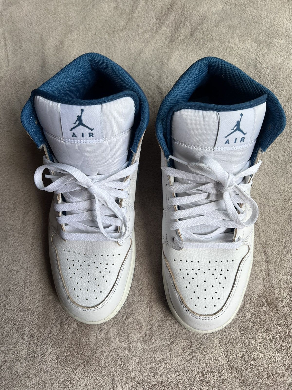 Jordan Brand × Nike Jordan 1 Mid SE Industrial Blue Size US 10 / EU 43 - 4 Thumbnail