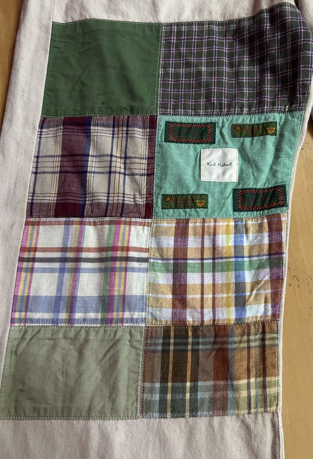 Designer × Japanese Brand × Karl Helmut 🔥🔥KARL HELMUT Patchwork Style Pant Size US 32 / EU 48 - 3 Thumbnail