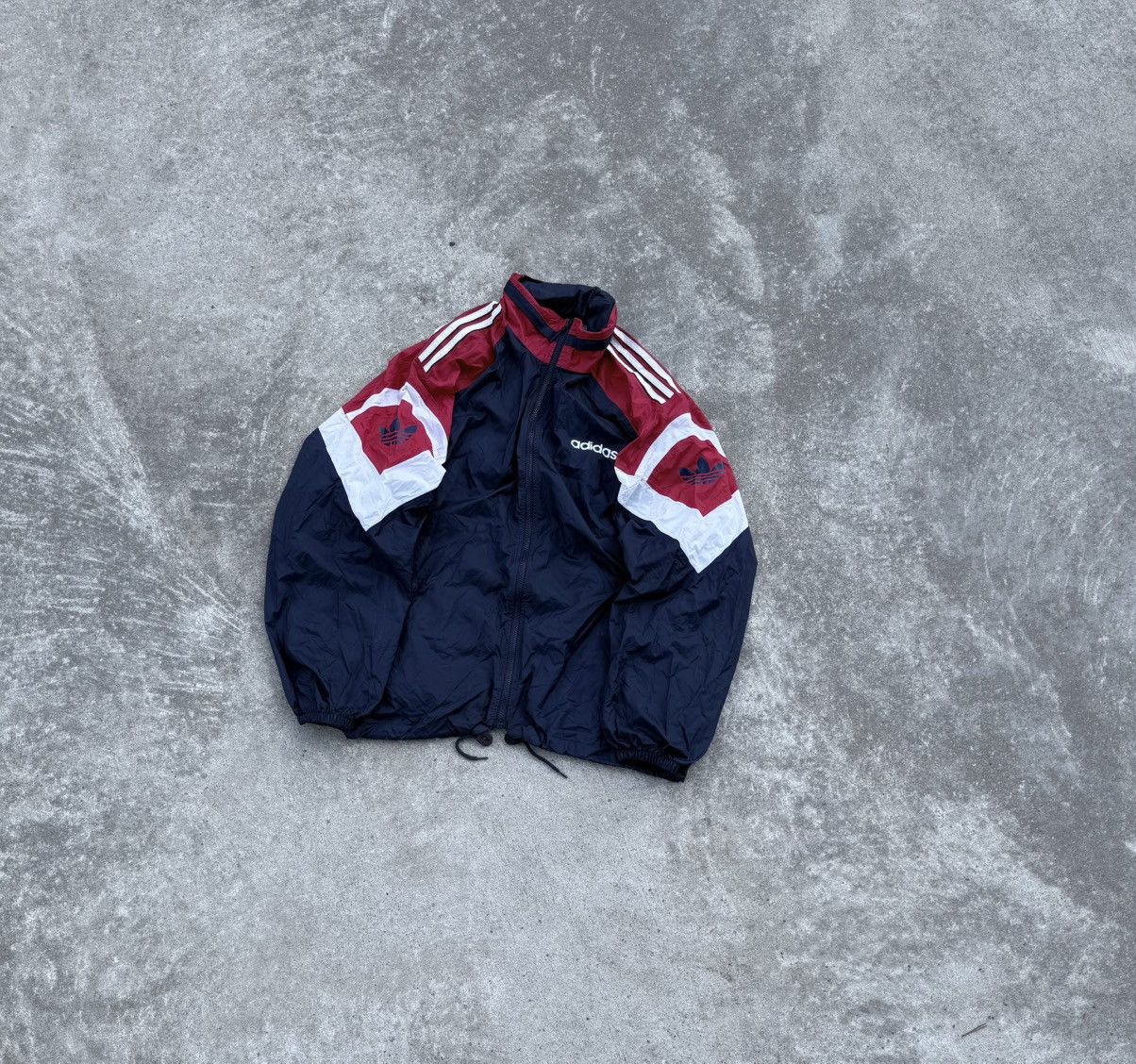 Other Vintage Adidas Streetwear Nylon Track Rare 90s Jacket Size US XL / EU 56 / 4 - 2 Thumbnail