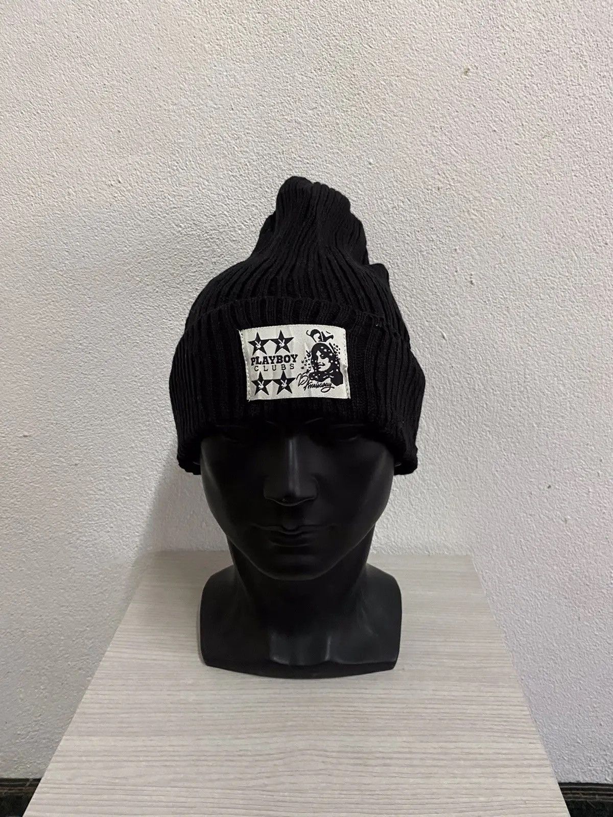 Playboy × Vintage Playboy Small Logo Beanie Hat Size ONE SIZE - 2 Thumbnail