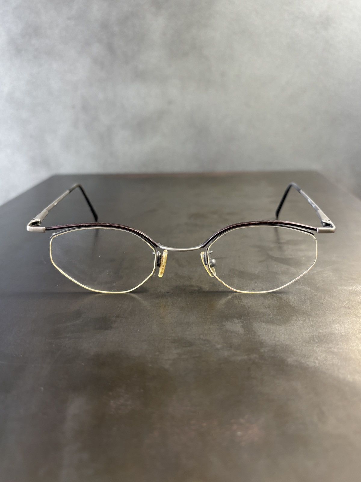 Designer iMAGO Cavea Eyeglasses Frames Neostyle Half Rim 1980s Style Size ONE SIZE - 14 Thumbnail