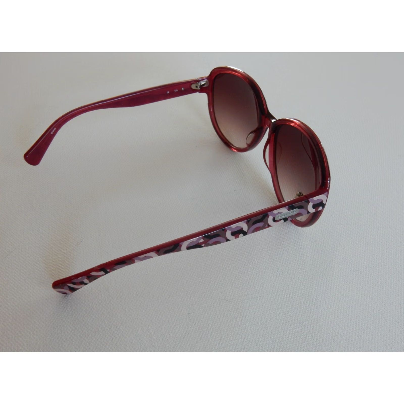 Coach VINTAGE Coach Sunglasses Frames Only 58mm Pink Womens Accessories Size ONE SIZE - 3 Thumbnail