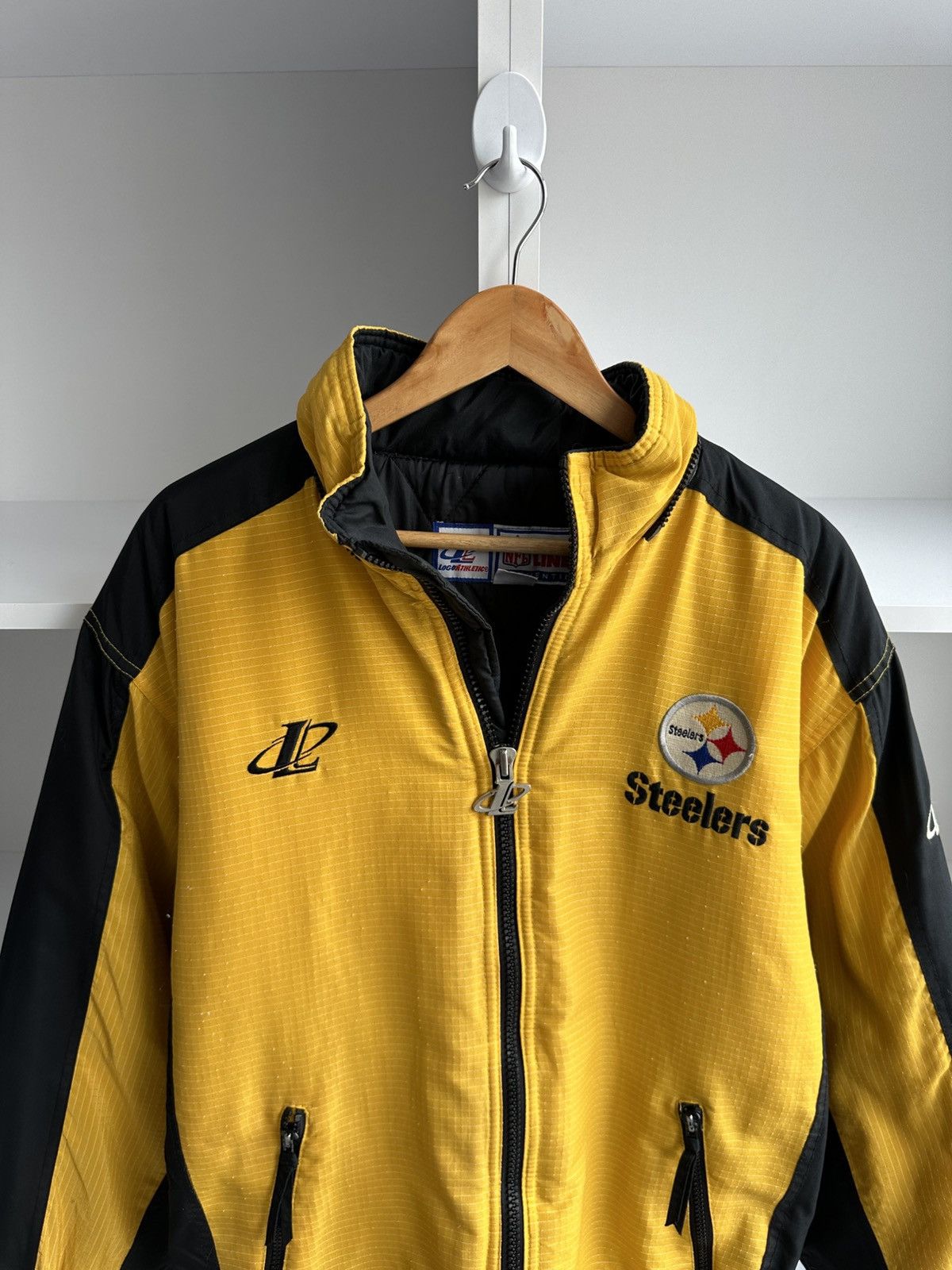 NHL × Vintage Vintage Pittsburgh Steelers NHL Logo Athletic Bomber Jacket Size US M / EU 48-50 / 2 - 8 Thumbnail