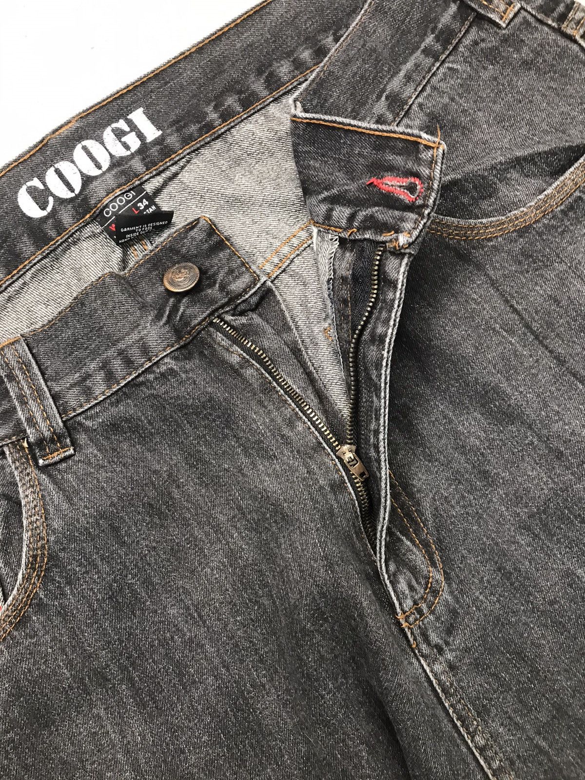 Coogi Vintage Coogi crazy patchwork baggy denim Size US 44 / EU 60 - 8 Thumbnail