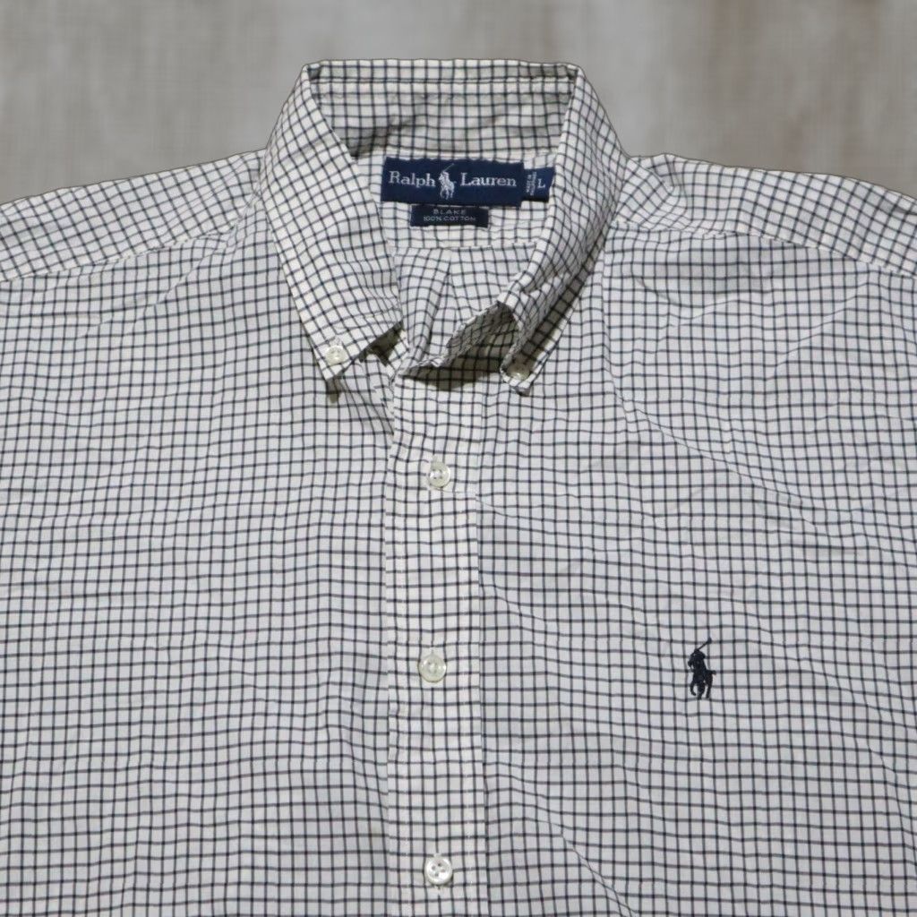 Ralph Lauren Ralph Lauren Blake Long Sleeve Plaid Button-Up Shirt Men L Black Multicolor Shirt Ladies? Size US L / EU 52-54 / 3 - 1 Thumbnail