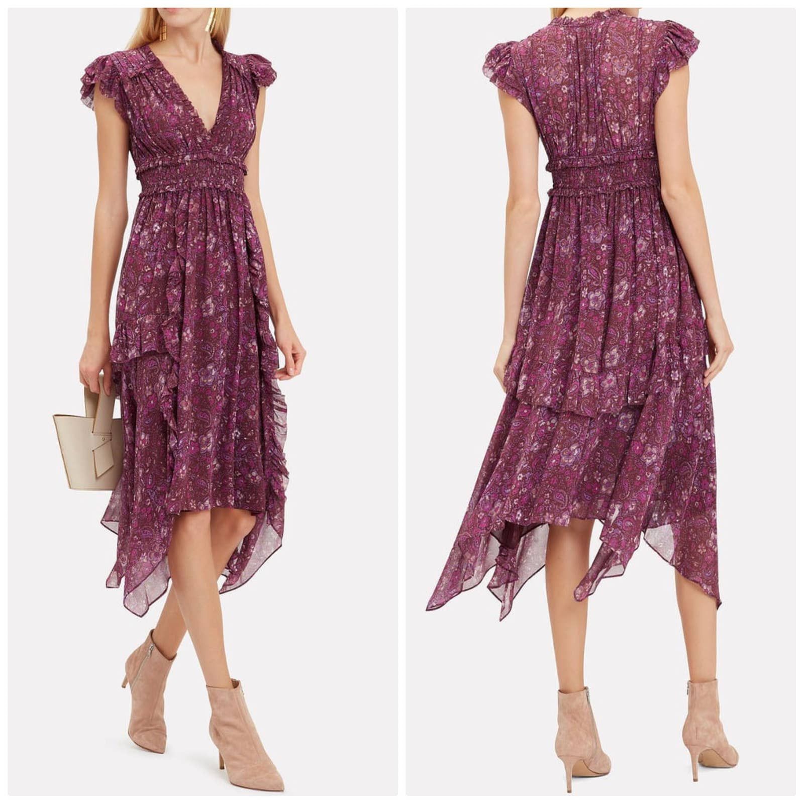 Image of Ulla Johnson Ressie Dress Sumac in Purple, Women's (Size XS)