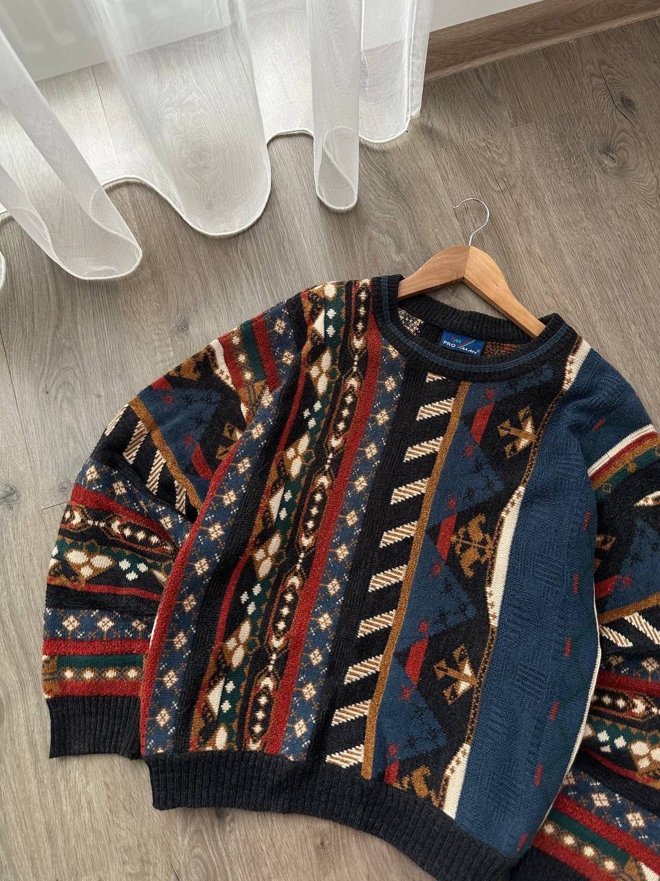 Carlo Colucci × Coogi × Vintage Vintage Coogi Style Knit Y2K Style Sweater Size US M / EU 48-50 / 2 - 10 Thumbnail