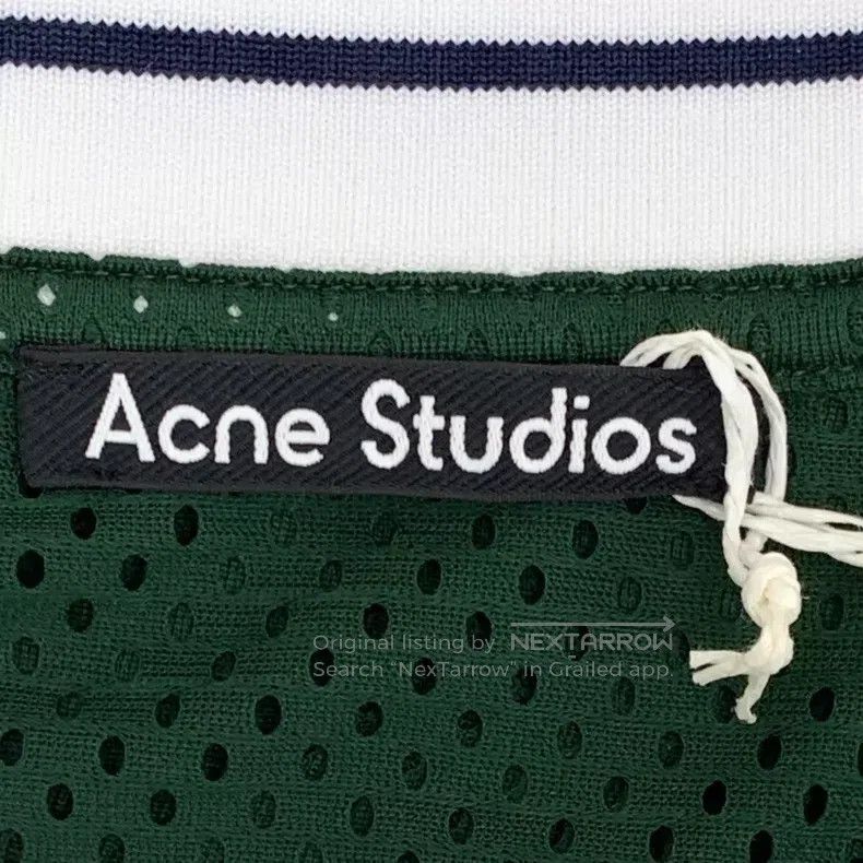 Acne Studios Acne Studios Dark green smiley face cotton sleeveless open Size US XS / EU 42 / 0 - 7 Thumbnail
