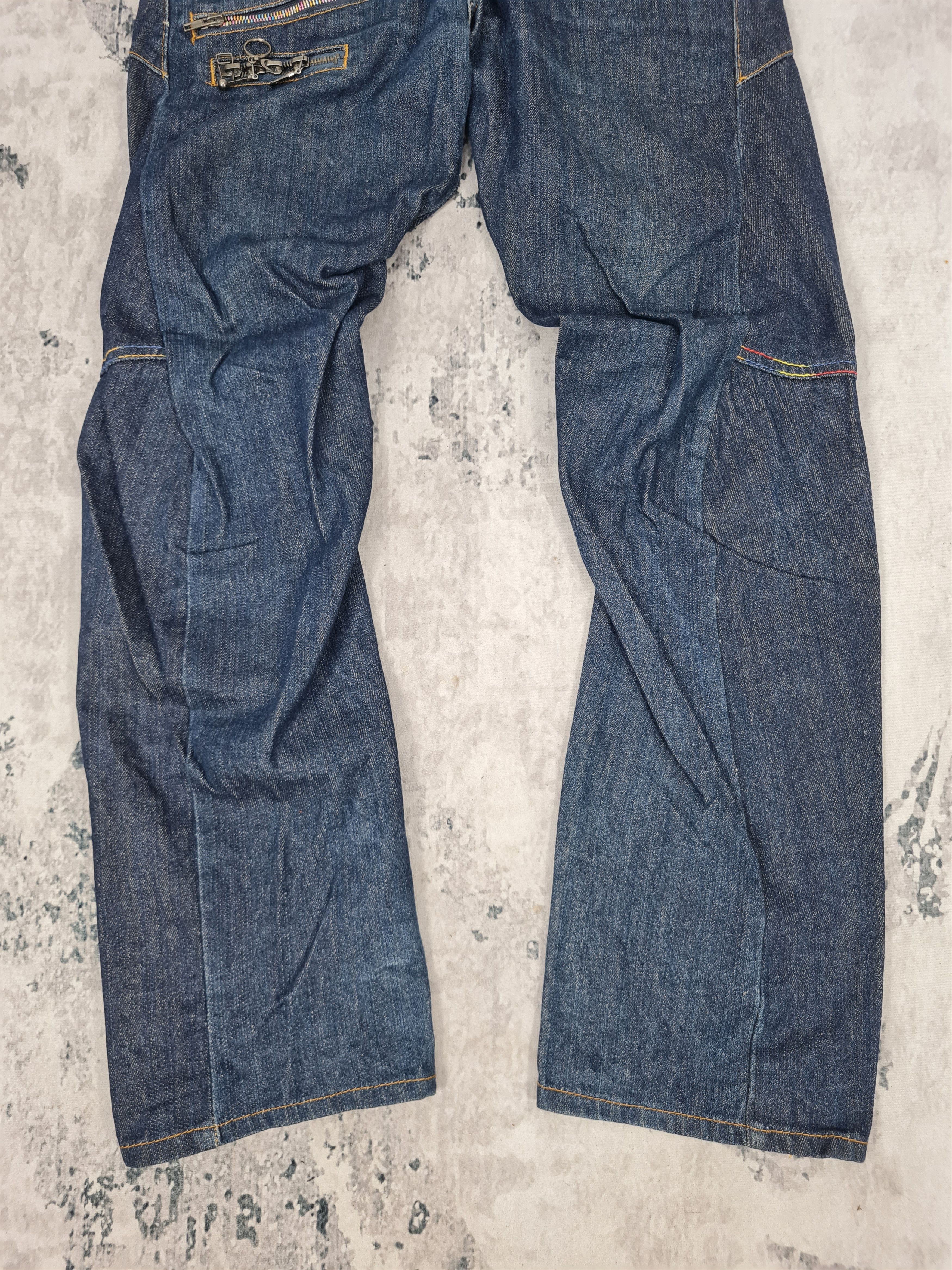 Japanese Brand BREATHMINT Double Waist Engineer Jeans Size 30x31 JB0155 Size US 30 / EU 46 - 6 Thumbnail