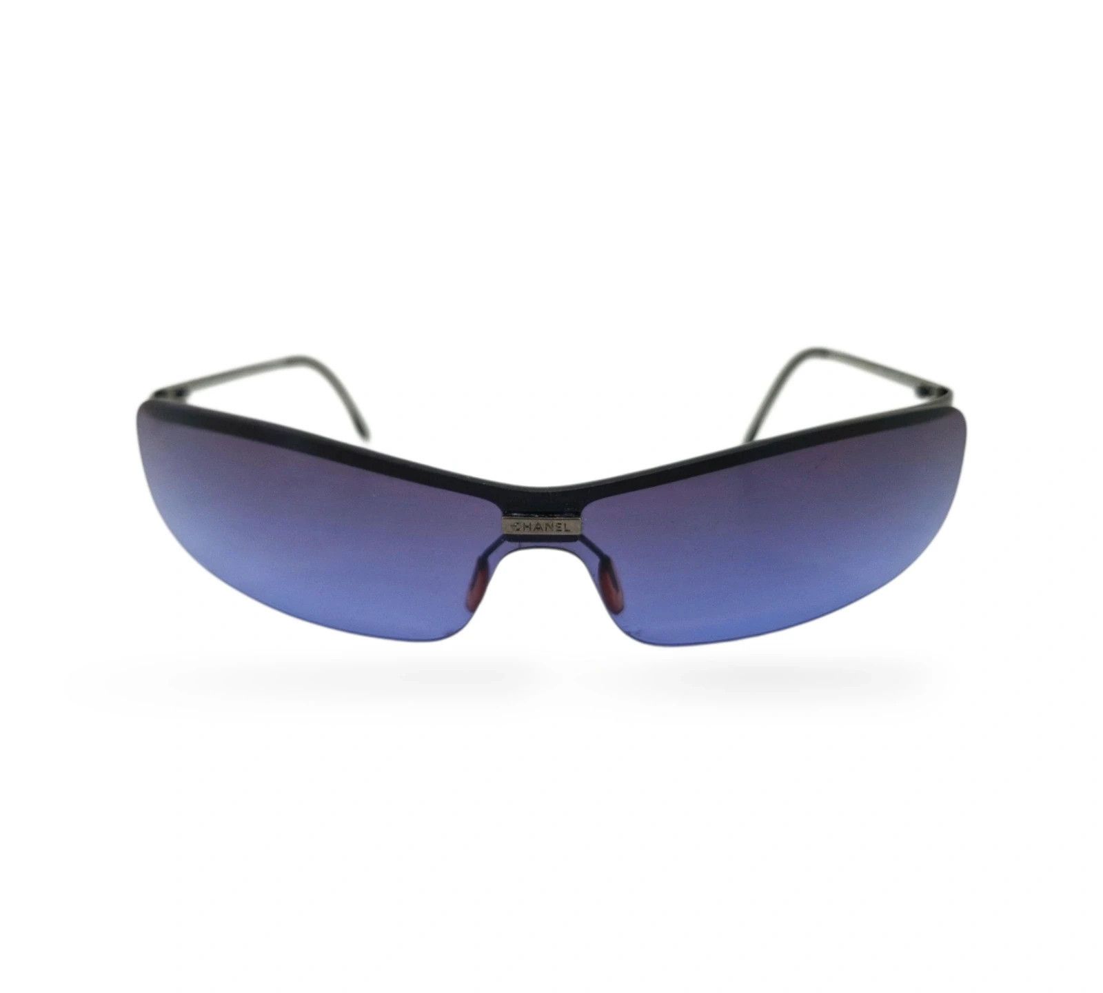 Chanel Y2K Chanel Shield Sunglasses Size ONE SIZE - 1 Thumbnail