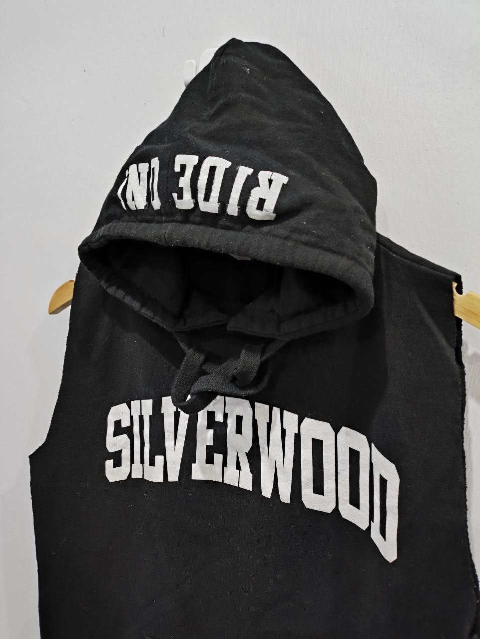 Japanese Brand SILVERWOOD RIDE ON Sleeveless Pullover Hoodie Size US S / EU 44-46 / 1 - 3 Thumbnail