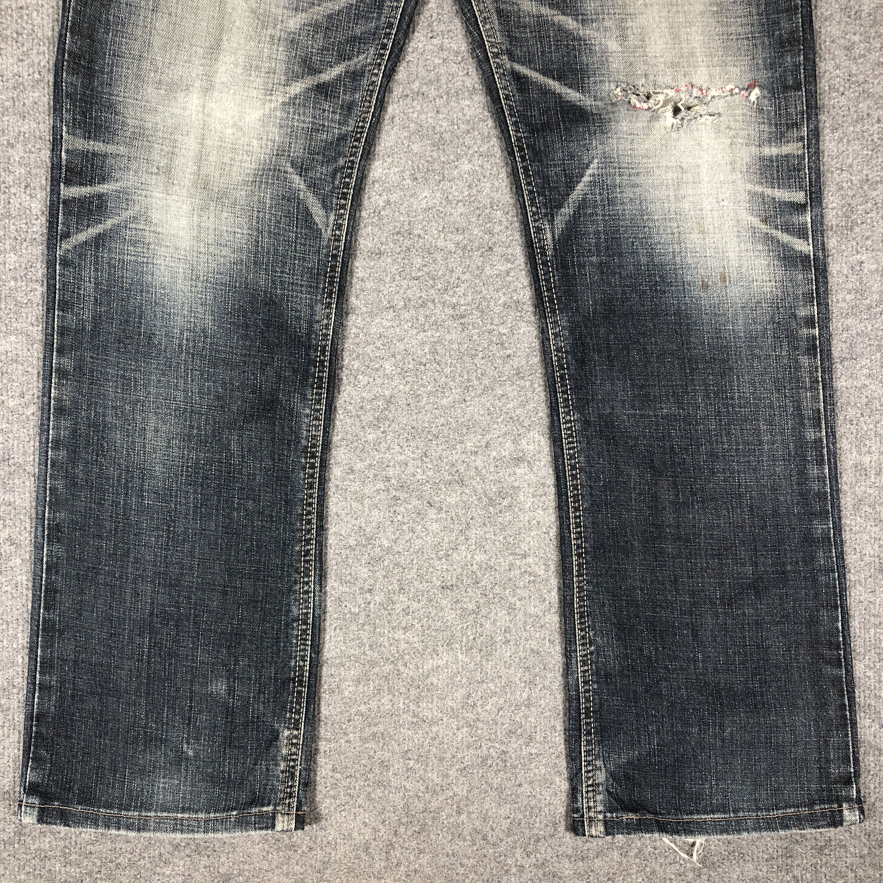 Edwin × Vintage Womens Vintage Edwin Jeans Edge Of Blue L1201W Size 32" / US 10 / IT 46 - 3 Thumbnail