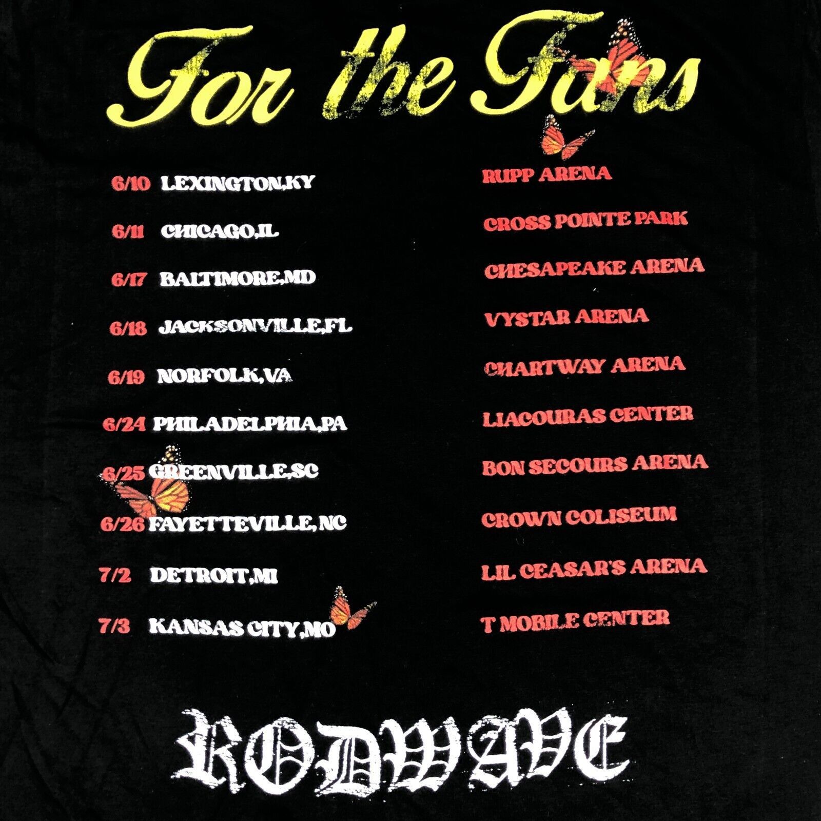 Vintage Rodwave For The Fans Love Is War Tour Tee T Shirt Size Large Size US L / EU 52-54 / 3 - 5 Thumbnail