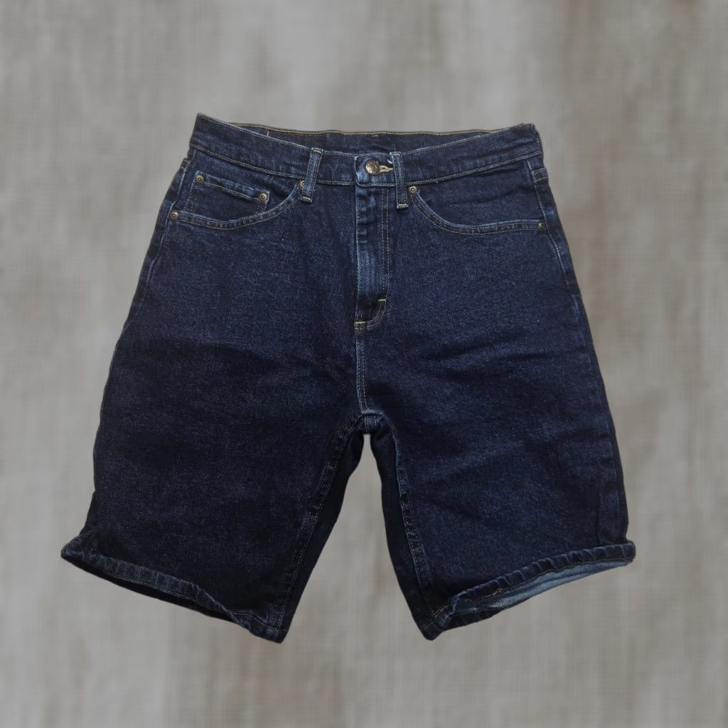Wrangler VINTAGE Wrangler Men's Shorts Bermuda Relaxed Fit Cotton Stretch 10" Denim Blue Summer Casual Size US 30 / EU 46 - 1 Thumbnail