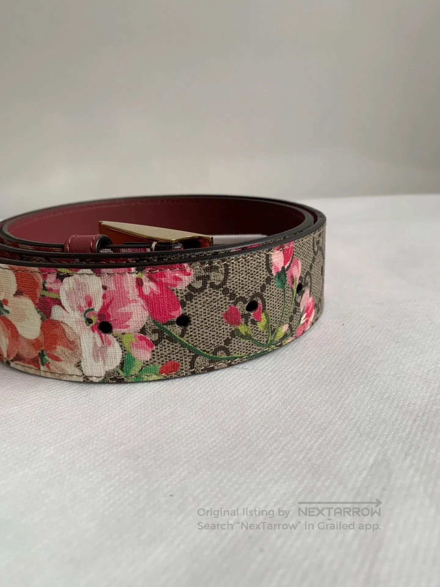 Gucci Gucci Tiger Head Floral Belt. Size ONE SIZE - 8 Thumbnail