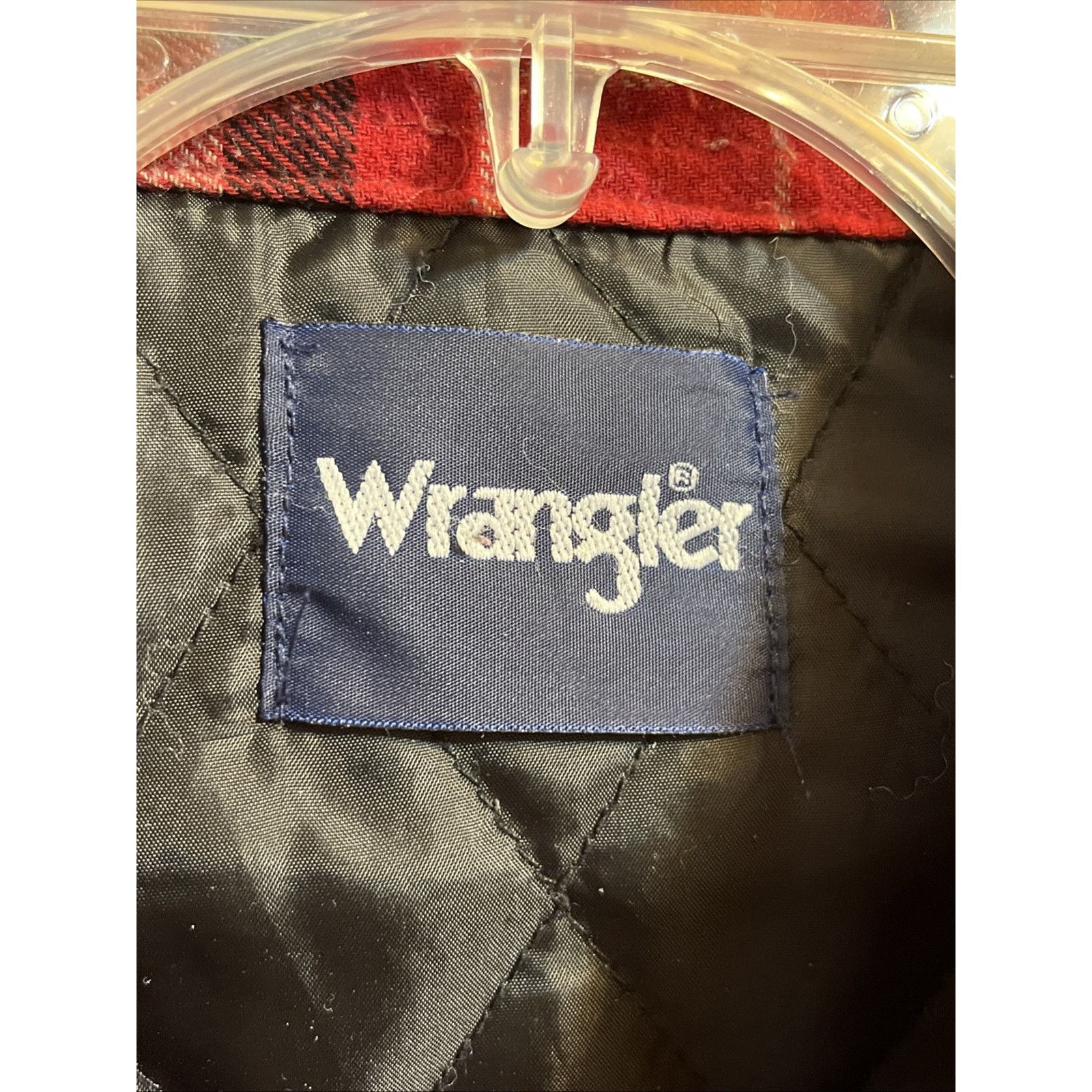 Wrangler Wrangler Men’s Large Red Pearl Snap Flannel Shirt Red Plaid Size US L / EU 52-54 / 3 - 3 Thumbnail