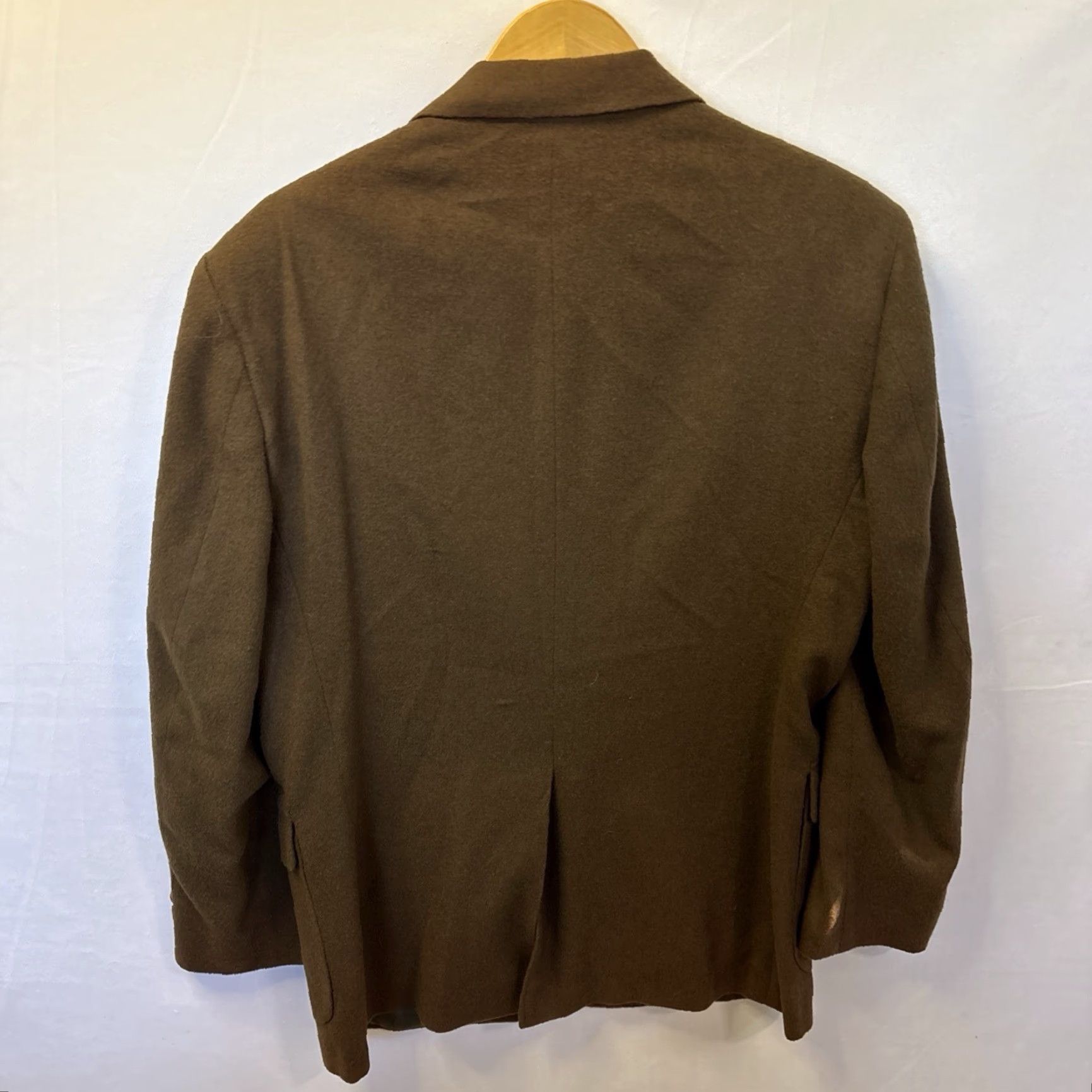Camel VINTAGE Hunt Valley Sort Coat Blazer Camel Hair Brown Men’s 40 Size 40R - 4 Thumbnail