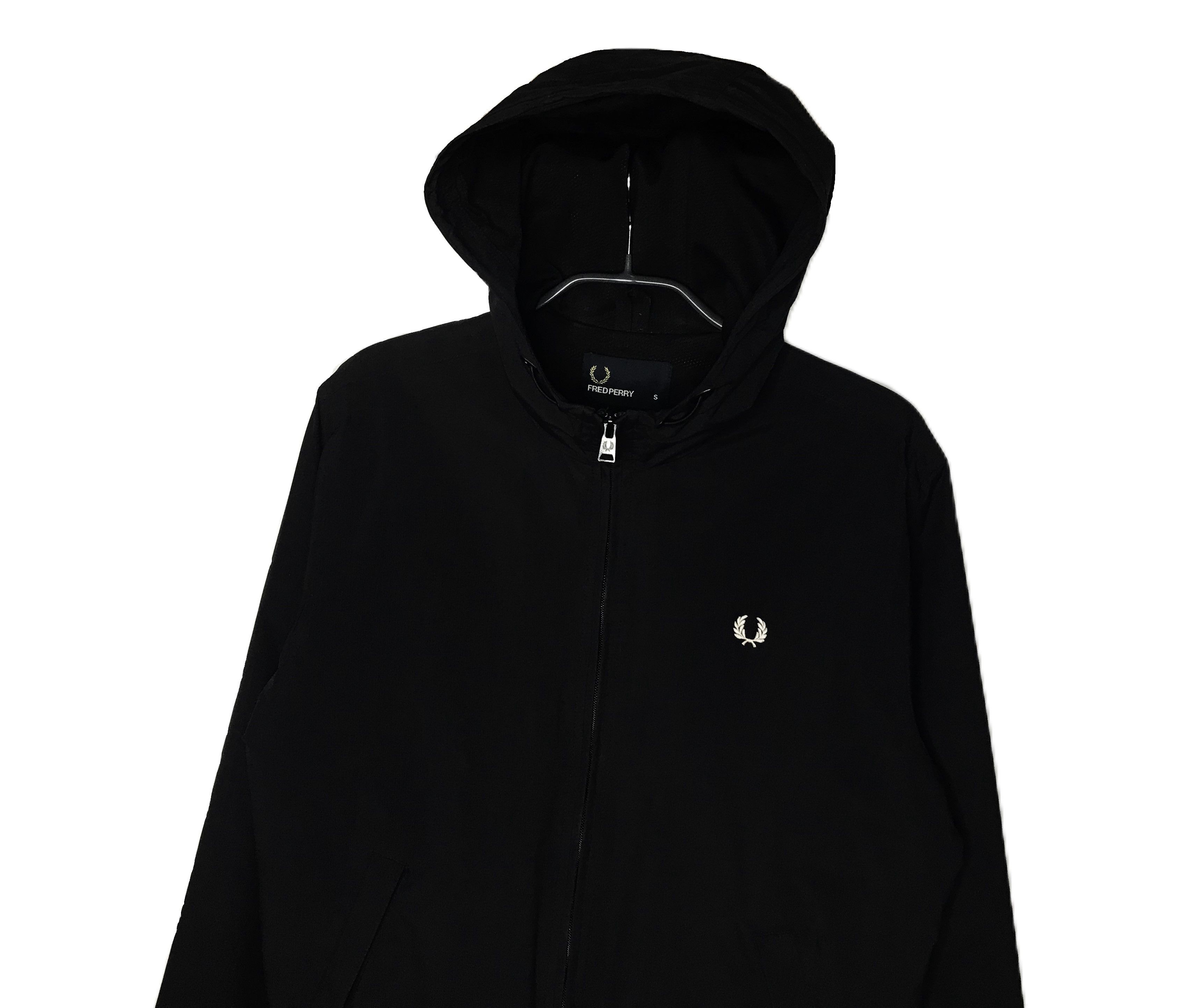 Fred Perry Fred Perry Mens Hooded Zip Jacket Size S Black Size US S / EU 44-46 / 1 - 3 Thumbnail
