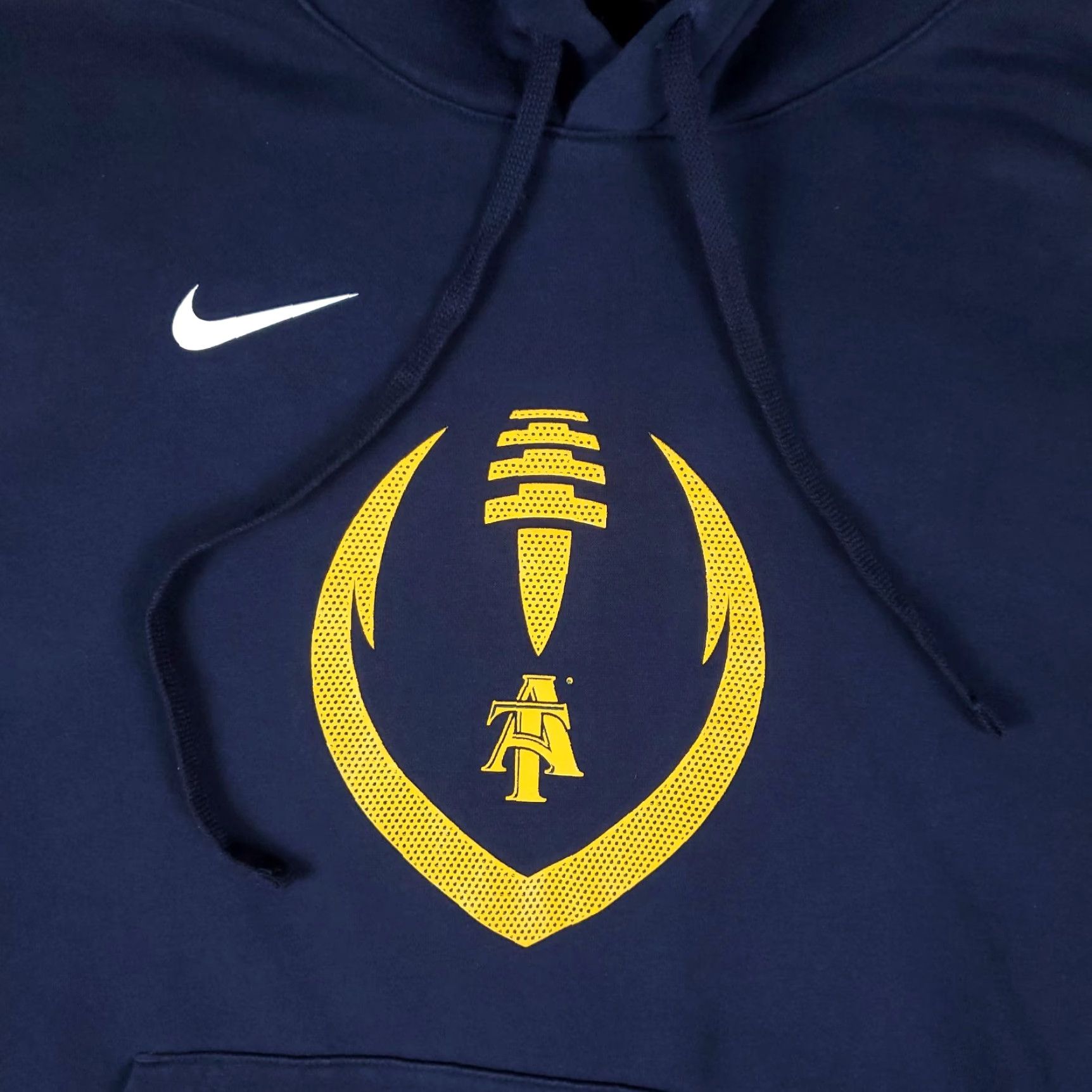 Nike Nike Hoodie Mens XL Blue Swoosh Pullover Sweatshirt | Crew Neck | Long Sleeve | Logo | Polyester Knit | All Seasons | Vintage: No Size US XL / EU 56 / 4 - 3 Thumbnail
