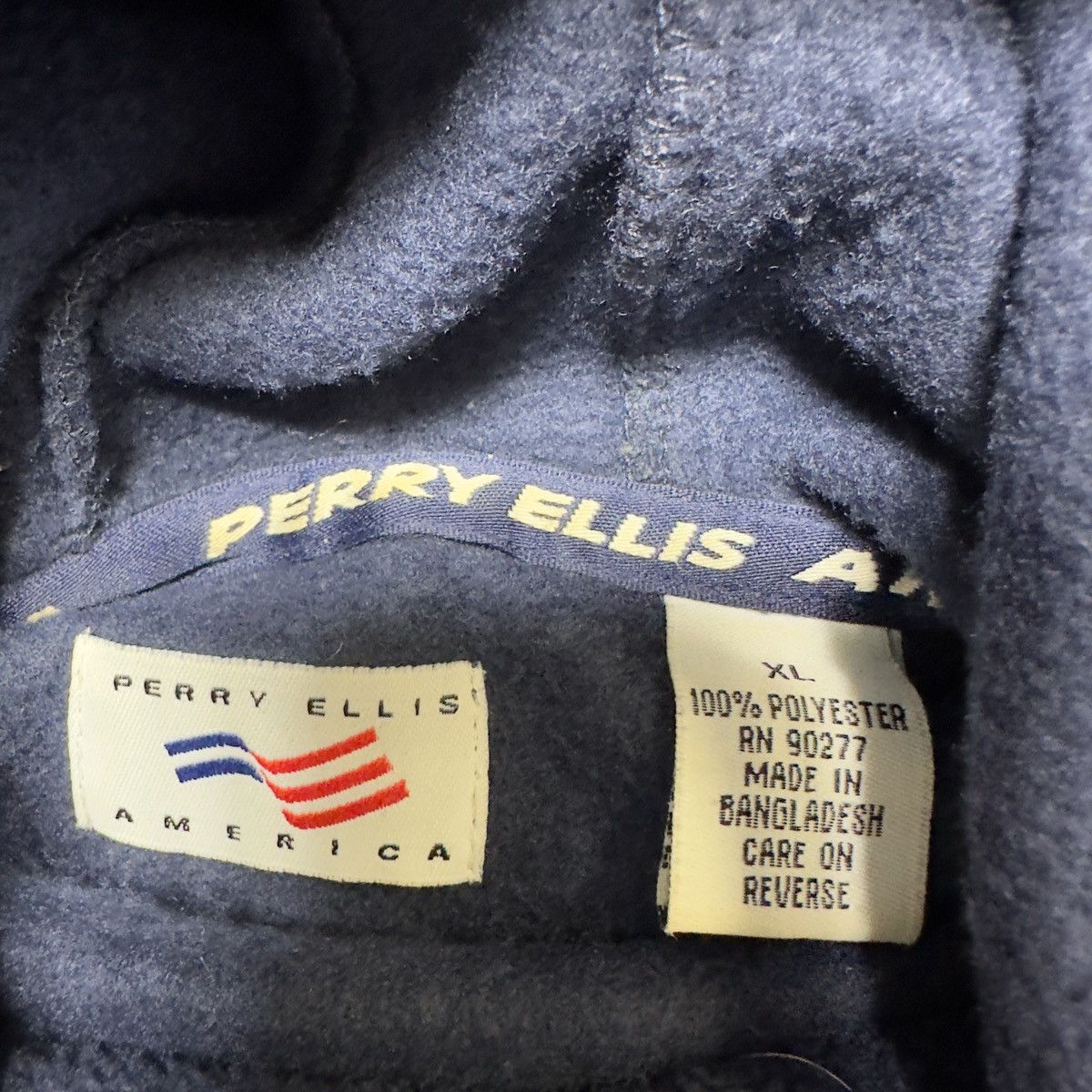 Perry Ellis × Vintage Vintage Perry Ellis America hoodie Size US XL / EU 56 / 4 - 4 Thumbnail