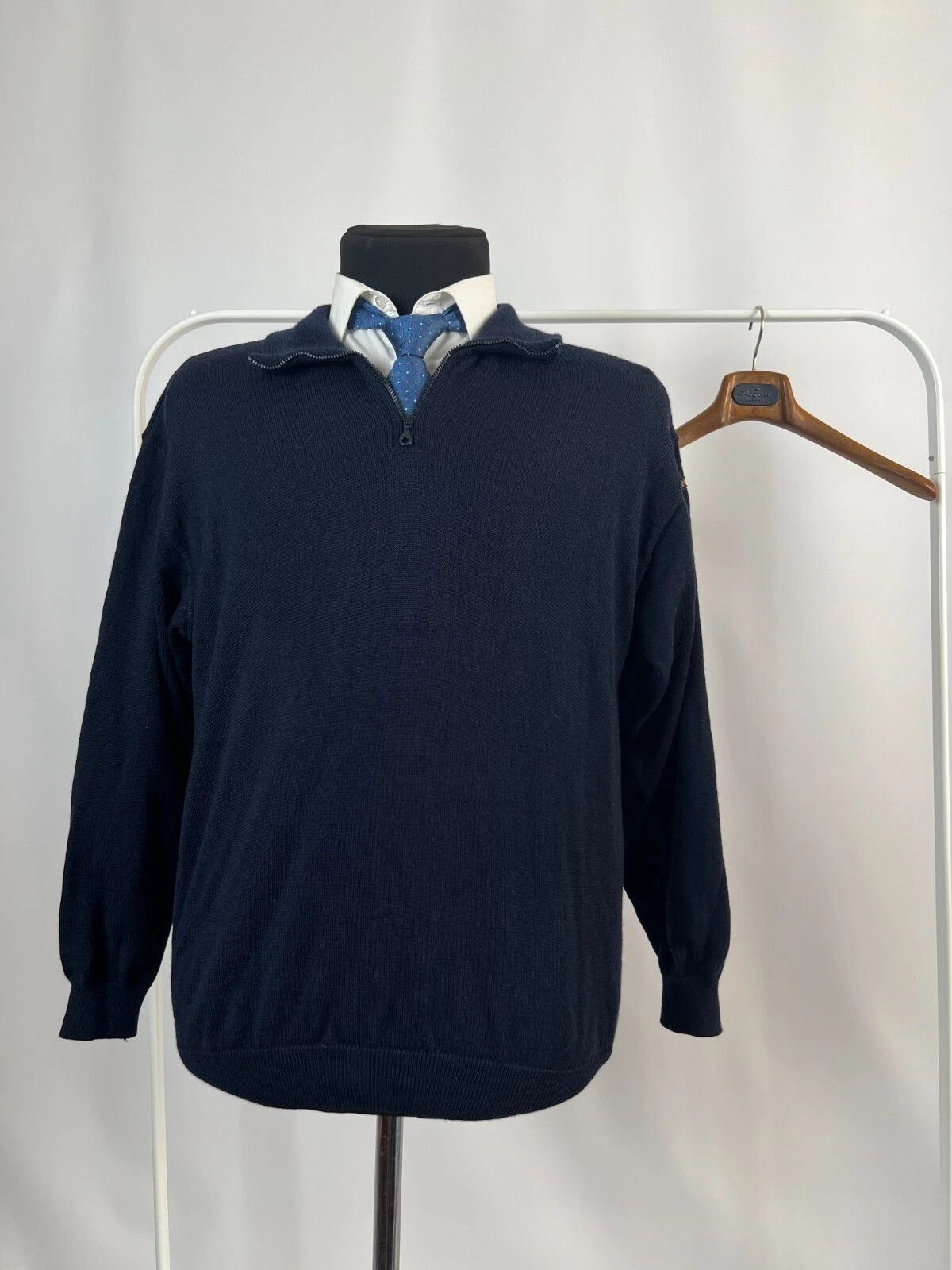 Paul & Shark Paul & Shark Yachting Bretagne Light Wool Pullover 1/4 Zip Size US L / EU 52-54 / 3 - 2 Thumbnail