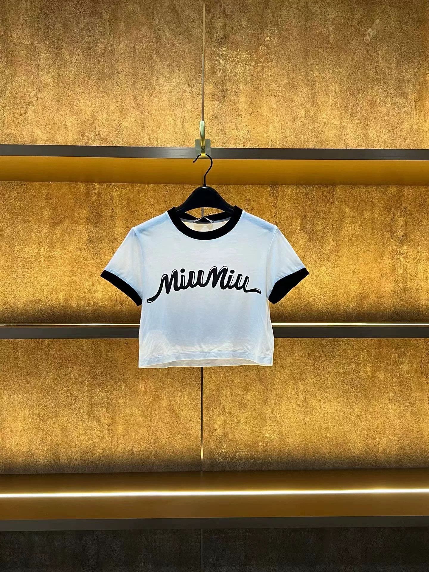 Miu Miu Miumiu Short-Sleeve Top Size XS / US 0-2 / IT 36-38 - 1 Thumbnail