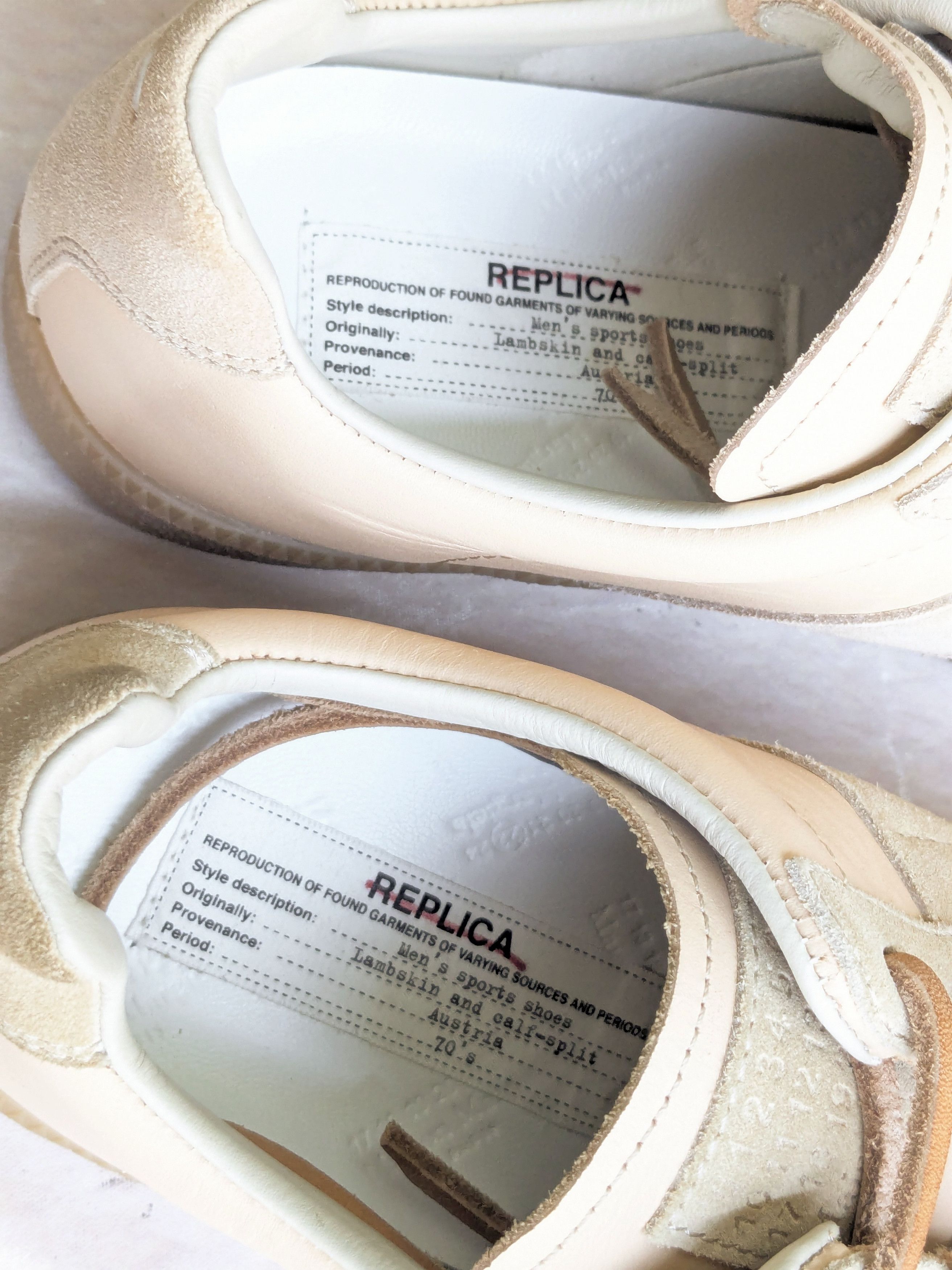 Maison Margiela Maison Margiela GAT Replica 7 40 Tan Suede Leather Size US 7 / EU 40 - 9 Thumbnail