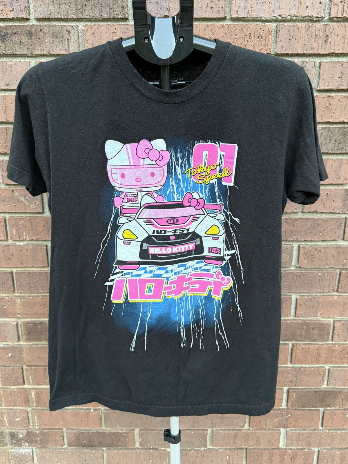 Other Hello Kitty Tokyo Speed Racing Tee Black T Shirt Size Medium Size US M / EU 48-50 / 2 - 3 Thumbnail