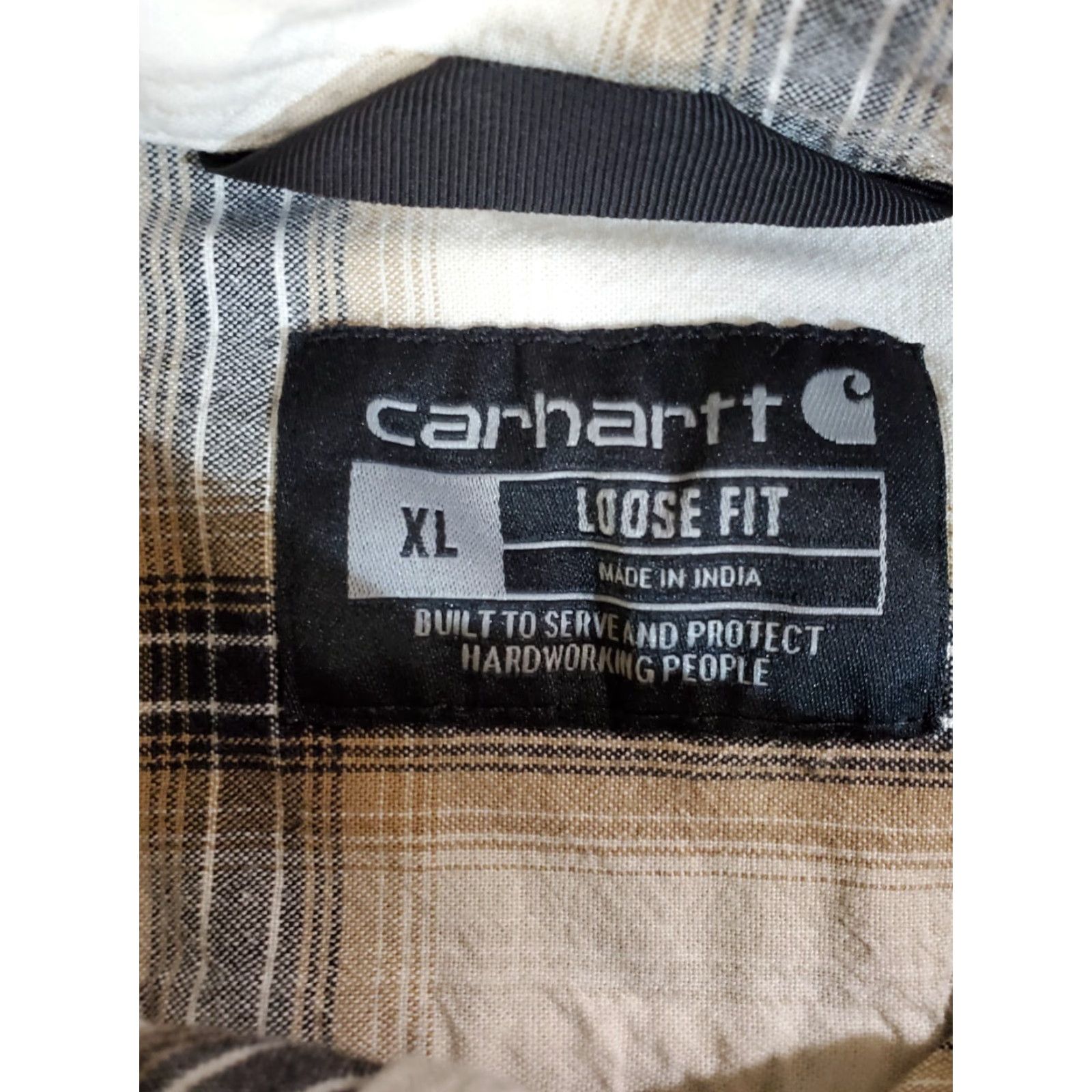 Carhartt Carhartt Shirt Plaid Button-Up Short Sleeve XL Mens Loose Fit Multicolor Casual Workwear Breathable Pockets Size US XL / EU 56 / 4 - 4 Thumbnail