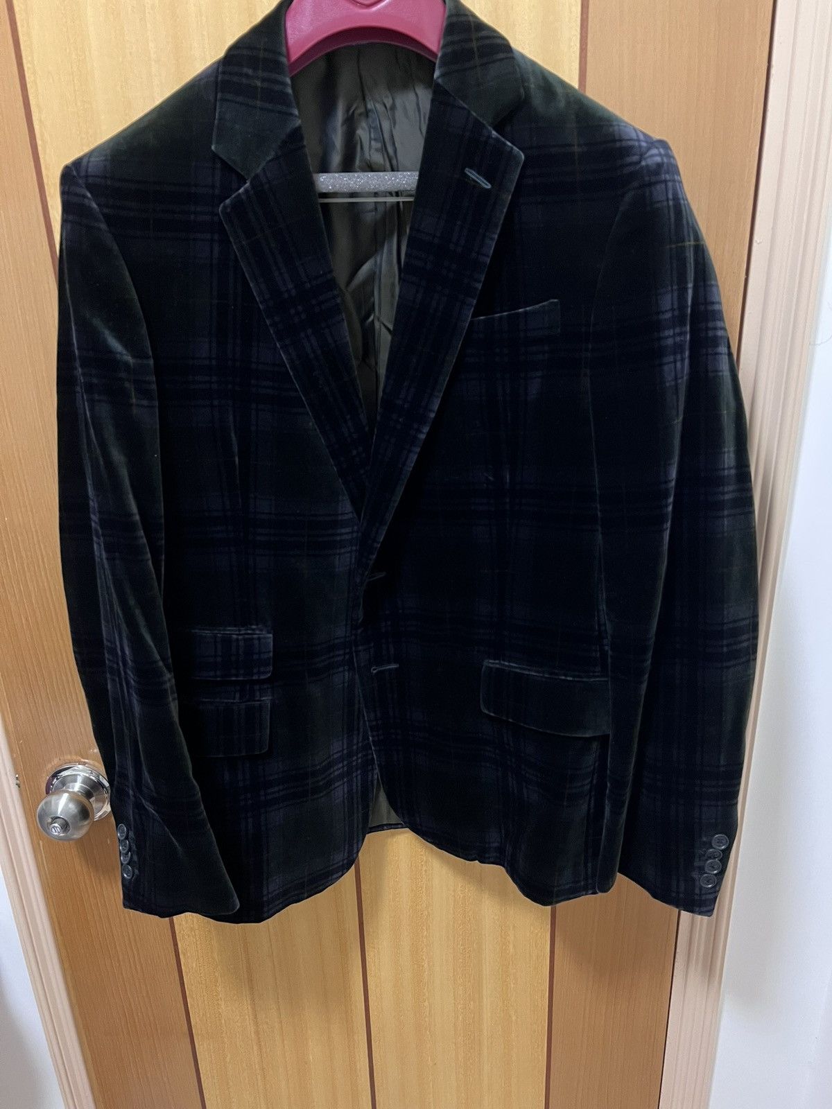 Ralph Lauren Purple Label Ralph Lauren purple label Tartan velvet blazer LNWOT $3500 Size 42R - 1 Thumbnail