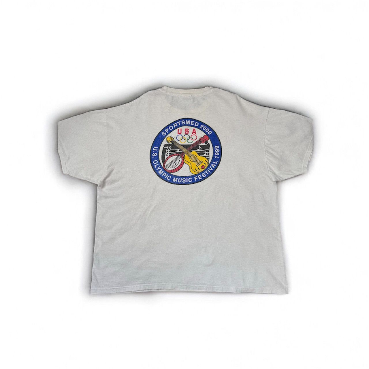 Hanes × USA Olympics × Vintage Vintage USA Olympic Music Festival 90s T-shirt Size US XXL / EU 58 / 5 - 1 Thumbnail