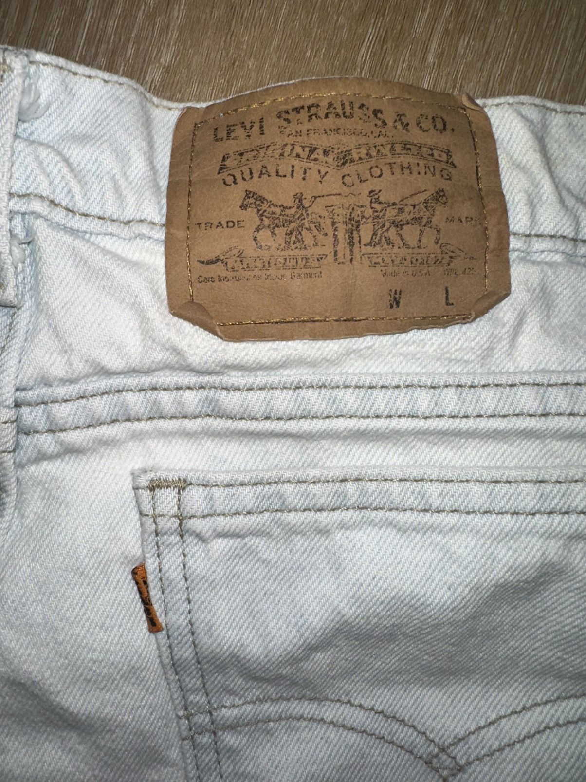 Levi's × Vintage Vintage 90’s Brown Tab Levi’s Jean Shorts Size 34 Size US 34 / EU 50 - 4 Thumbnail