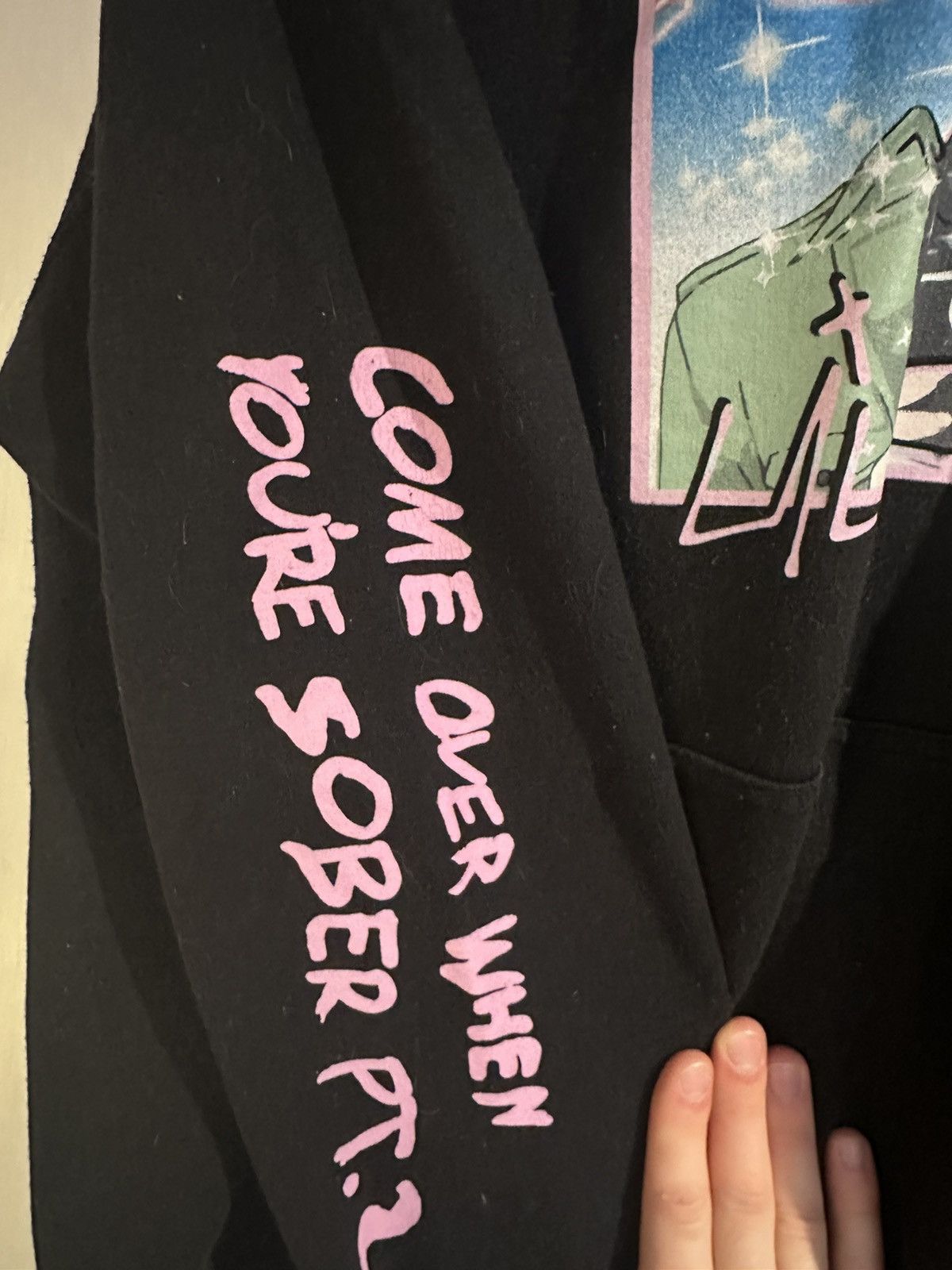 GOTHBOICLIQUE × Lil Peep Lil Peep Come Over When Your Sober PT2 Hoodie Size US L / EU 52-54 / 3 - 3 Thumbnail